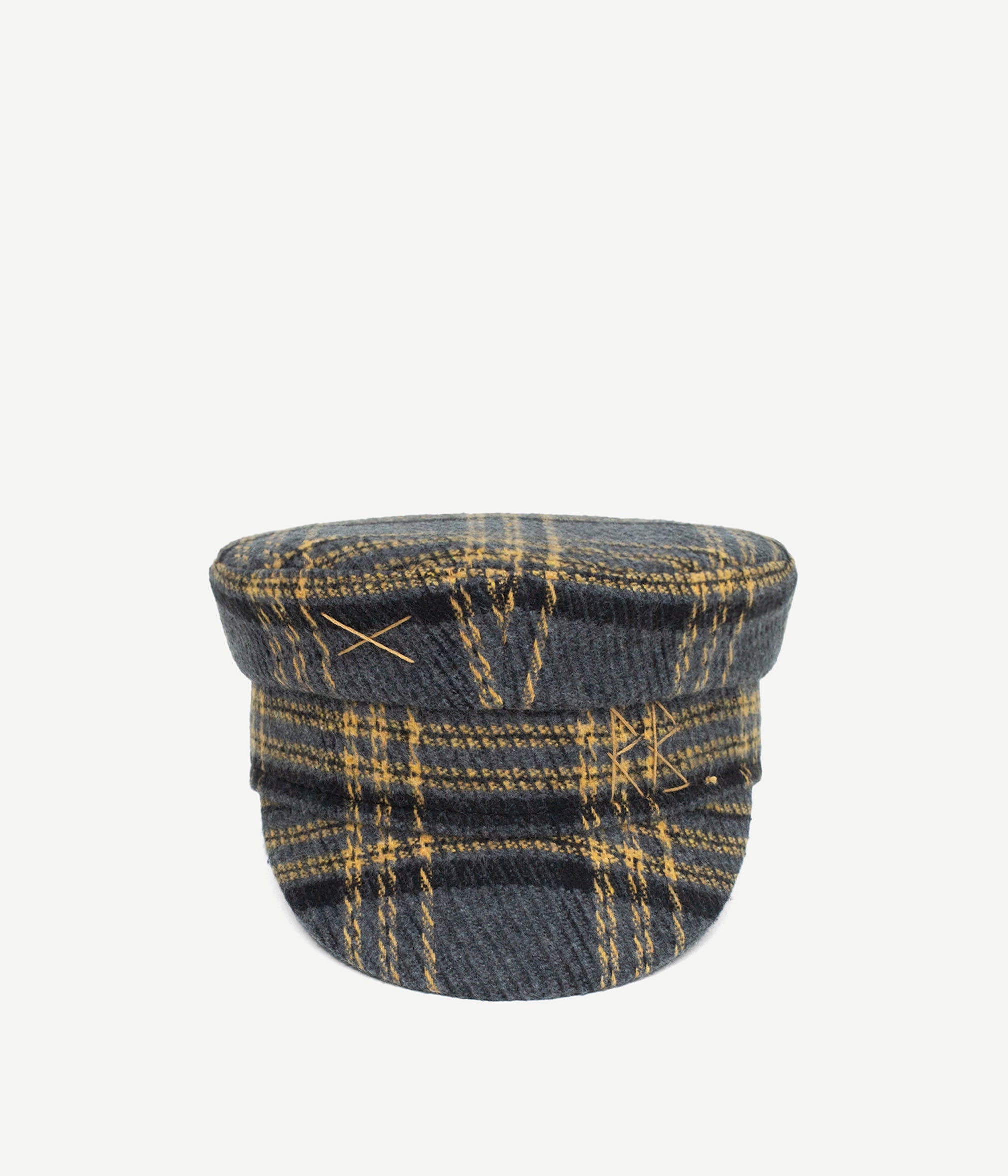 Photo, Baker Boy Cap, Checked Baker Boy Cap
