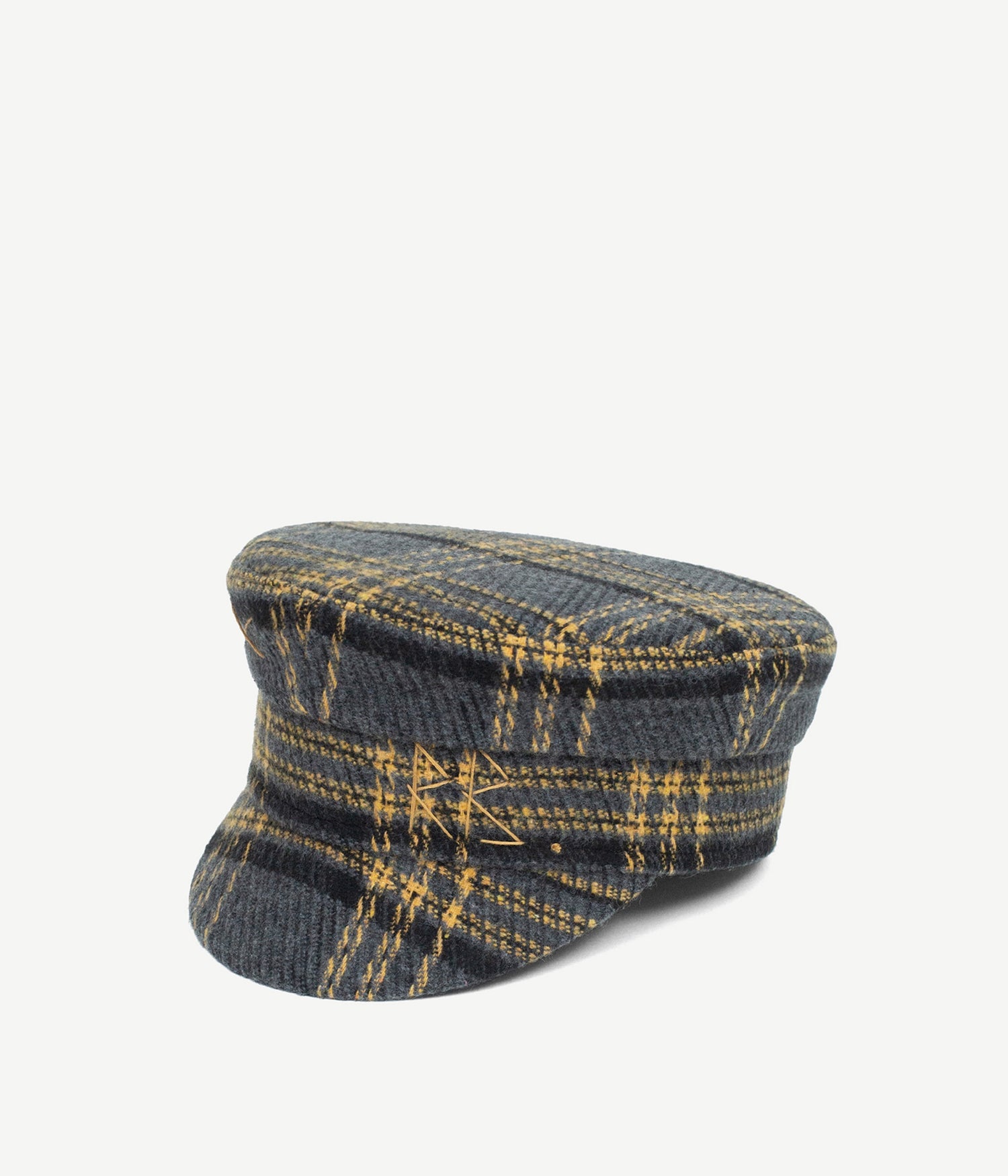 Photo, Baker Boy Cap, Checked Baker Boy Cap