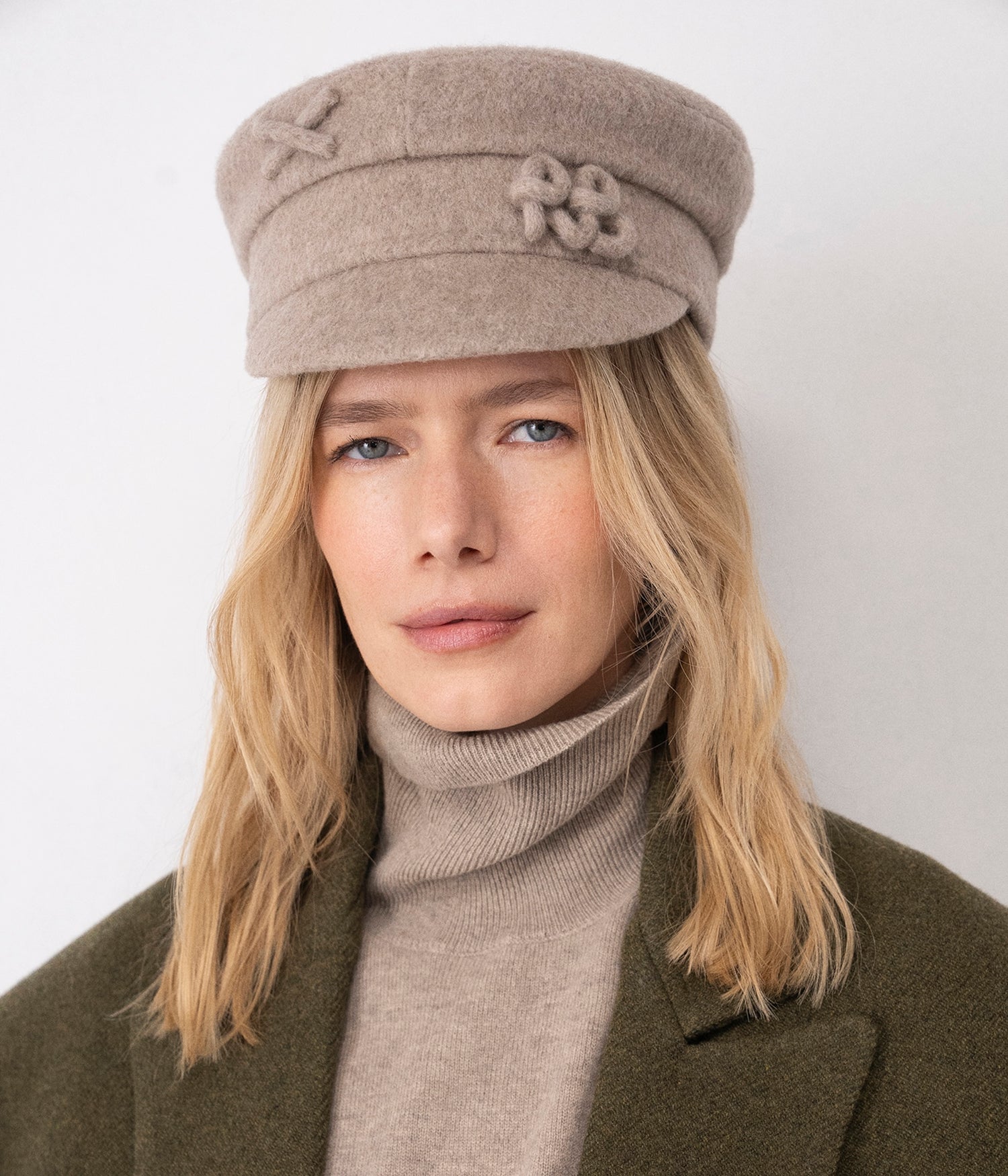 Photo, Baker Boy Cap, Wool-blend Baker Boy Cap