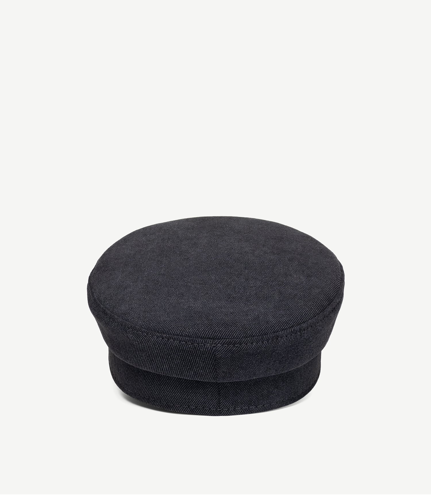 Crystal-embroidered Denim Baker Boy Cap