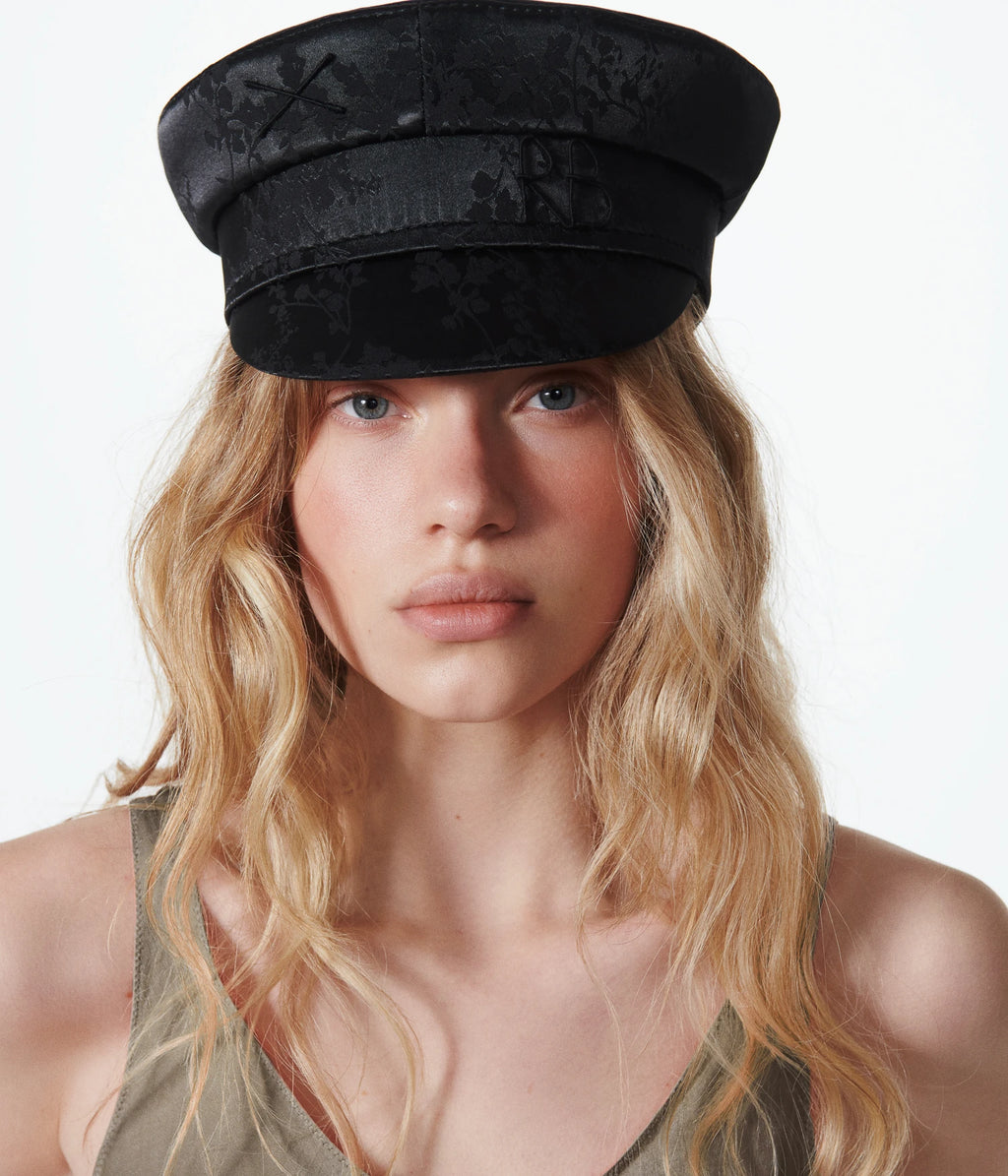 Floral Print Baker Boy Cap • Ruslan Baginskiy Hats