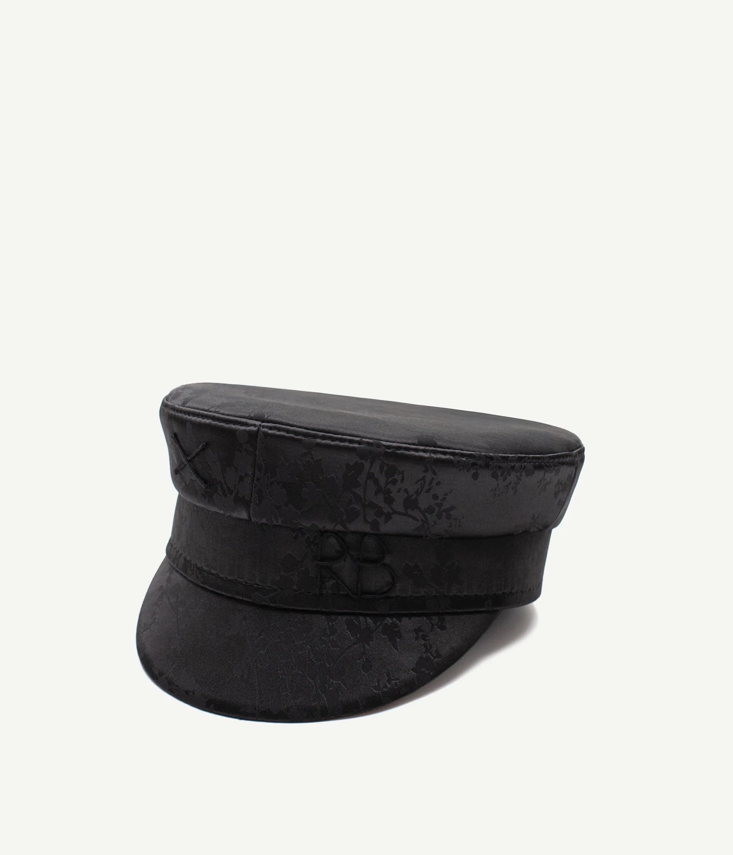 ハット RUSLAN BAGINSKIY FW25 (KPC033PF25 WP PLS MRBBLACK) Floral Print Baker Boy Cap • Ruslan Baginskiy Hats
