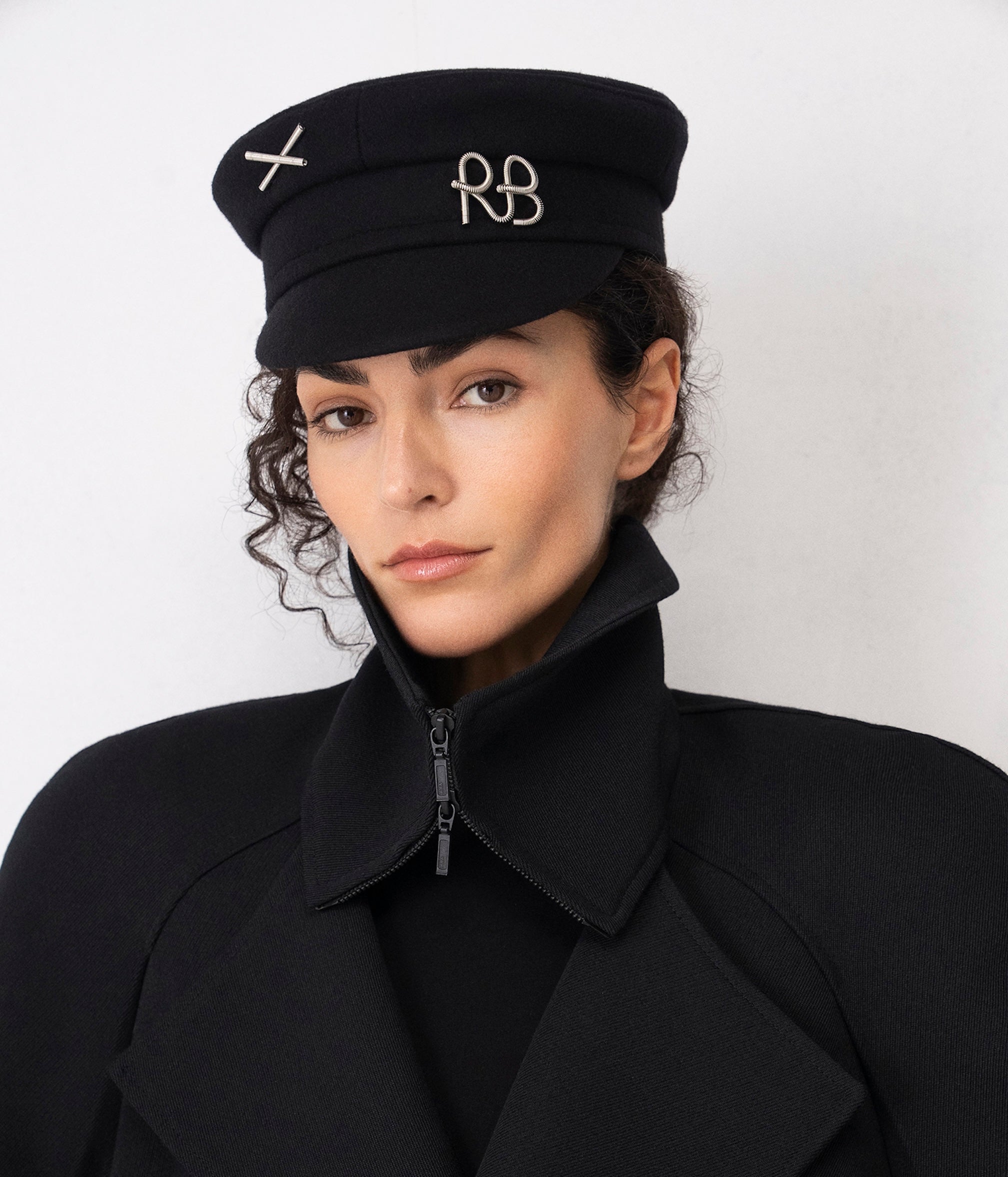 Logo-embellished Baker Boy Cap • Ruslan Baginskiy Hats