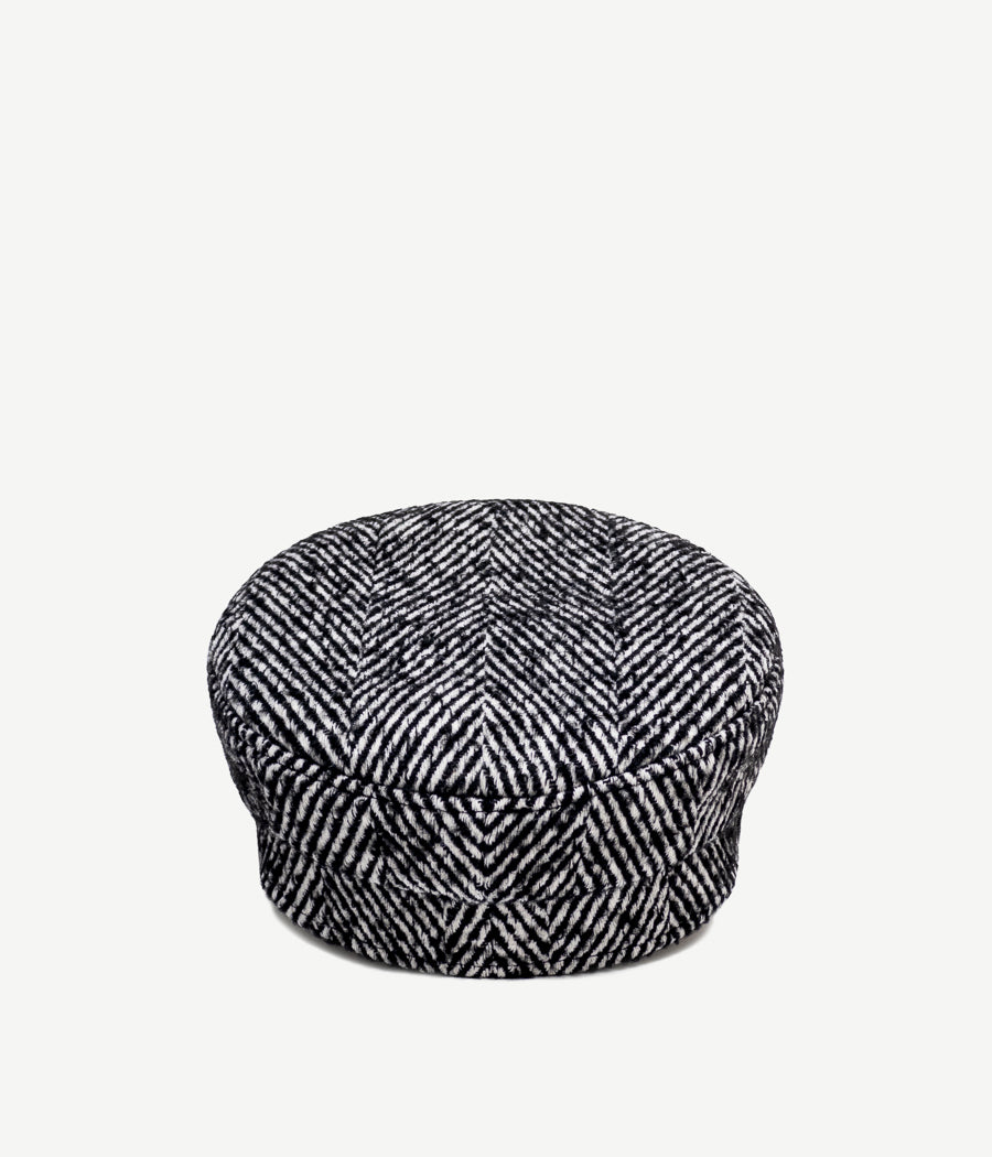 Photo, Baker Boy Cap, Herringbone-wool Baker Boy Cap