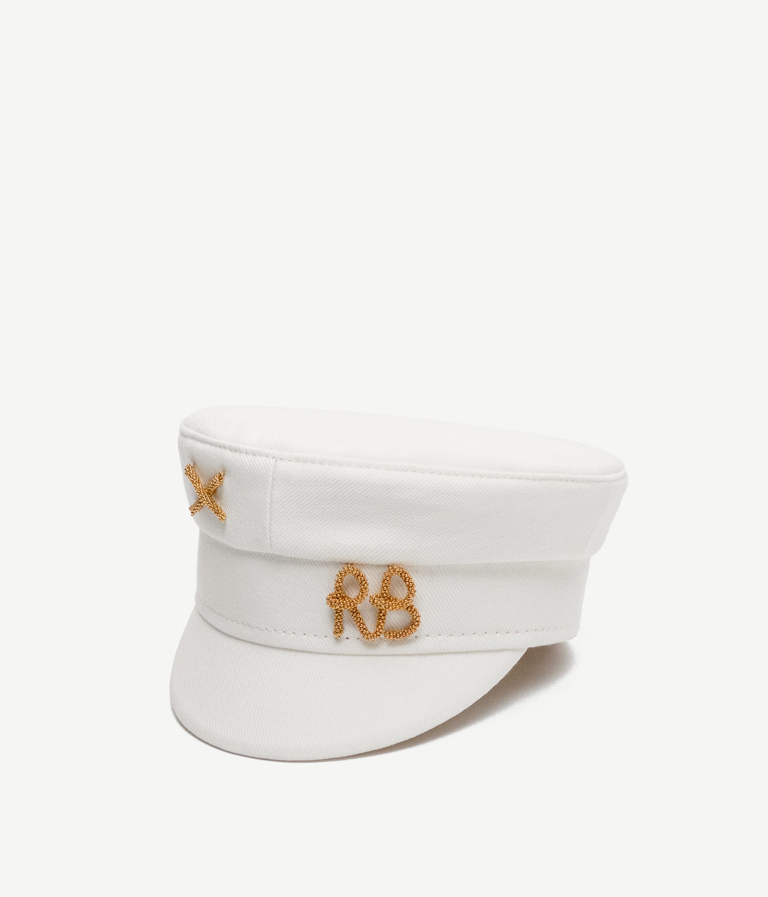 Gold-tone Logo Embellished Hat