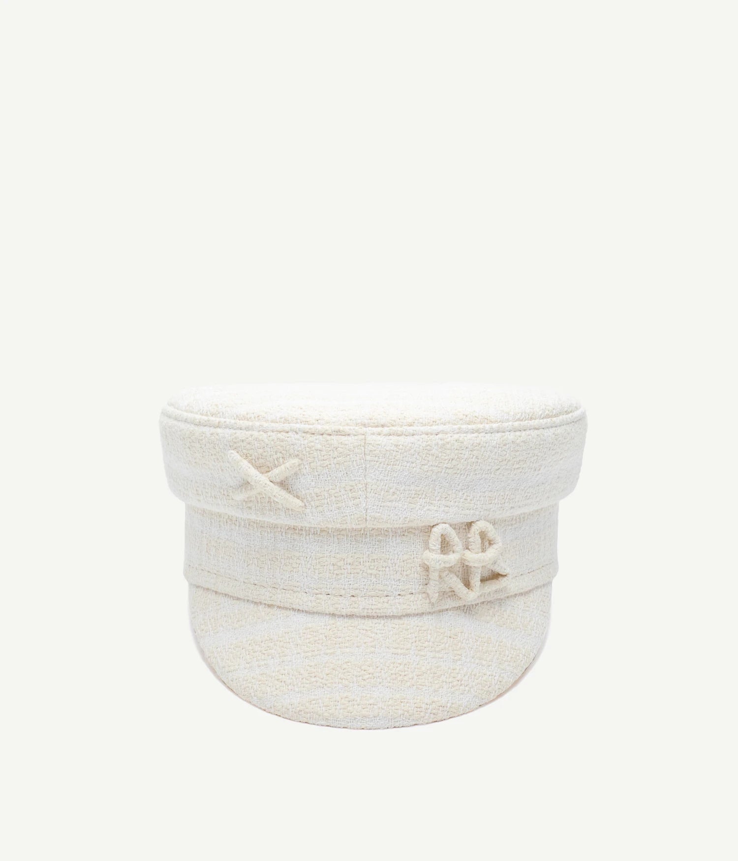 Logo-embellished Tweed Baker Boy Cap