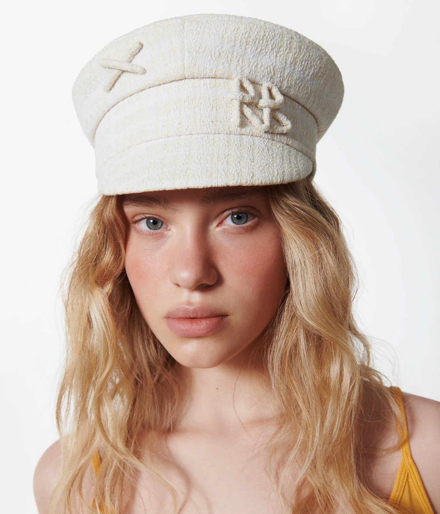 Logo-embellished Tweed Baker Boy Cap