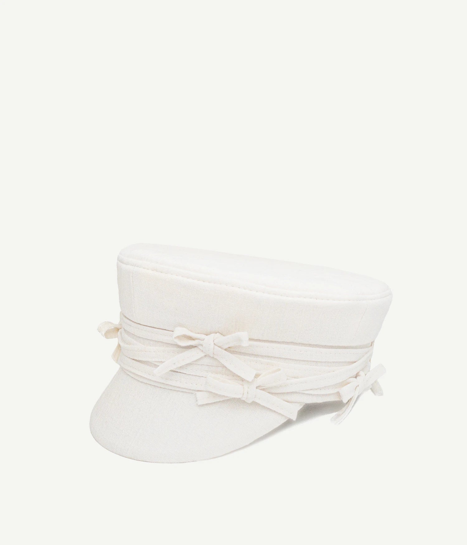 Summer Sale 2025, Embellished Bow Ties Baker Boy Cap