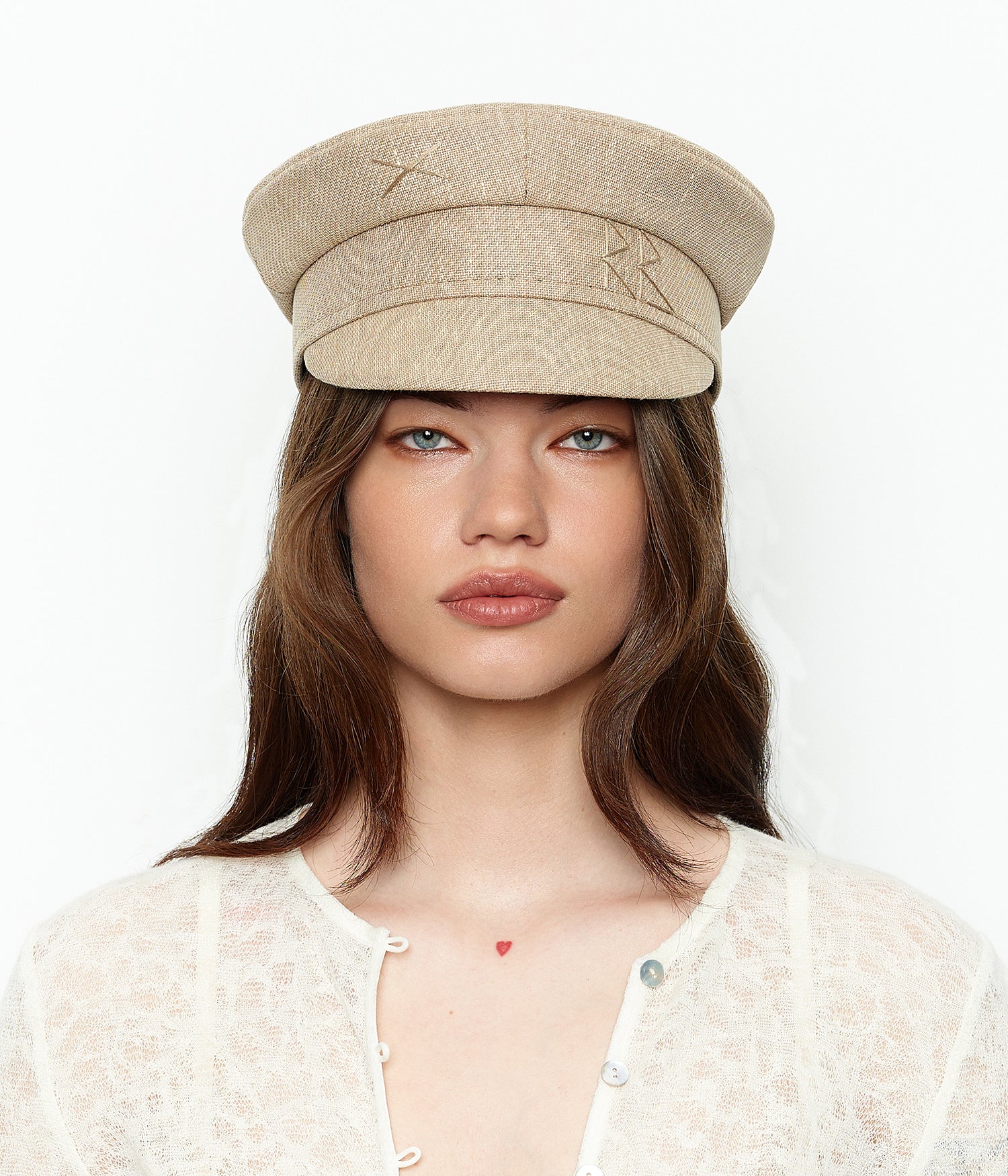 Logo-embroidered Baker Boy Cap • Ruslan Baginskiy Hats