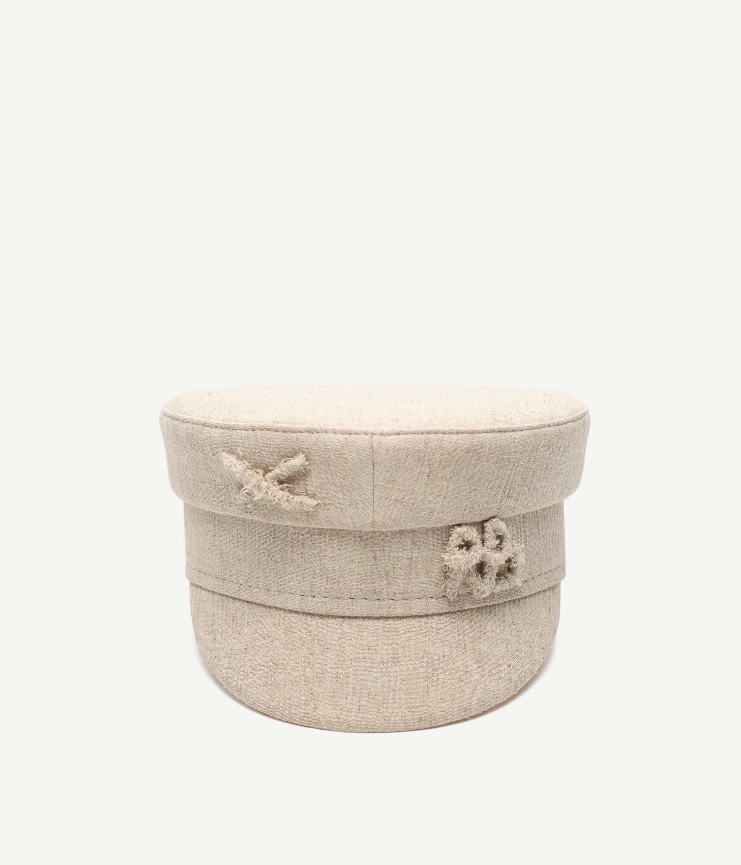 Summer Sale 2025, Logo-embellished Linen-blend Baker Boy Cap