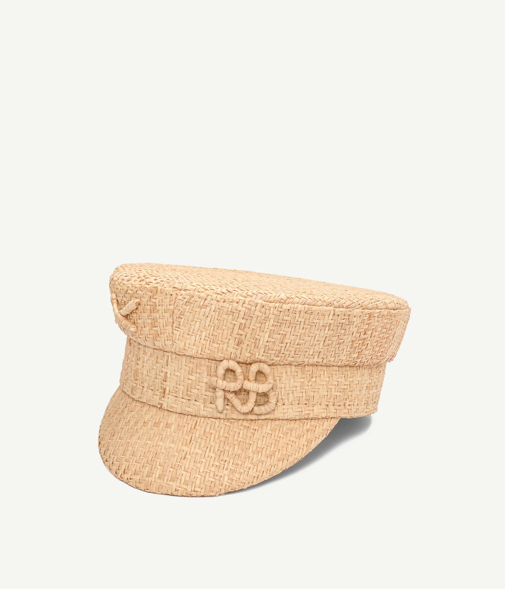 RUSLAN BAGINSKY ベージュ 麦わら帽子 チェーン　Sサイズ Fall 2022 • Ruslan Baginskiy Hats & Accessories - United