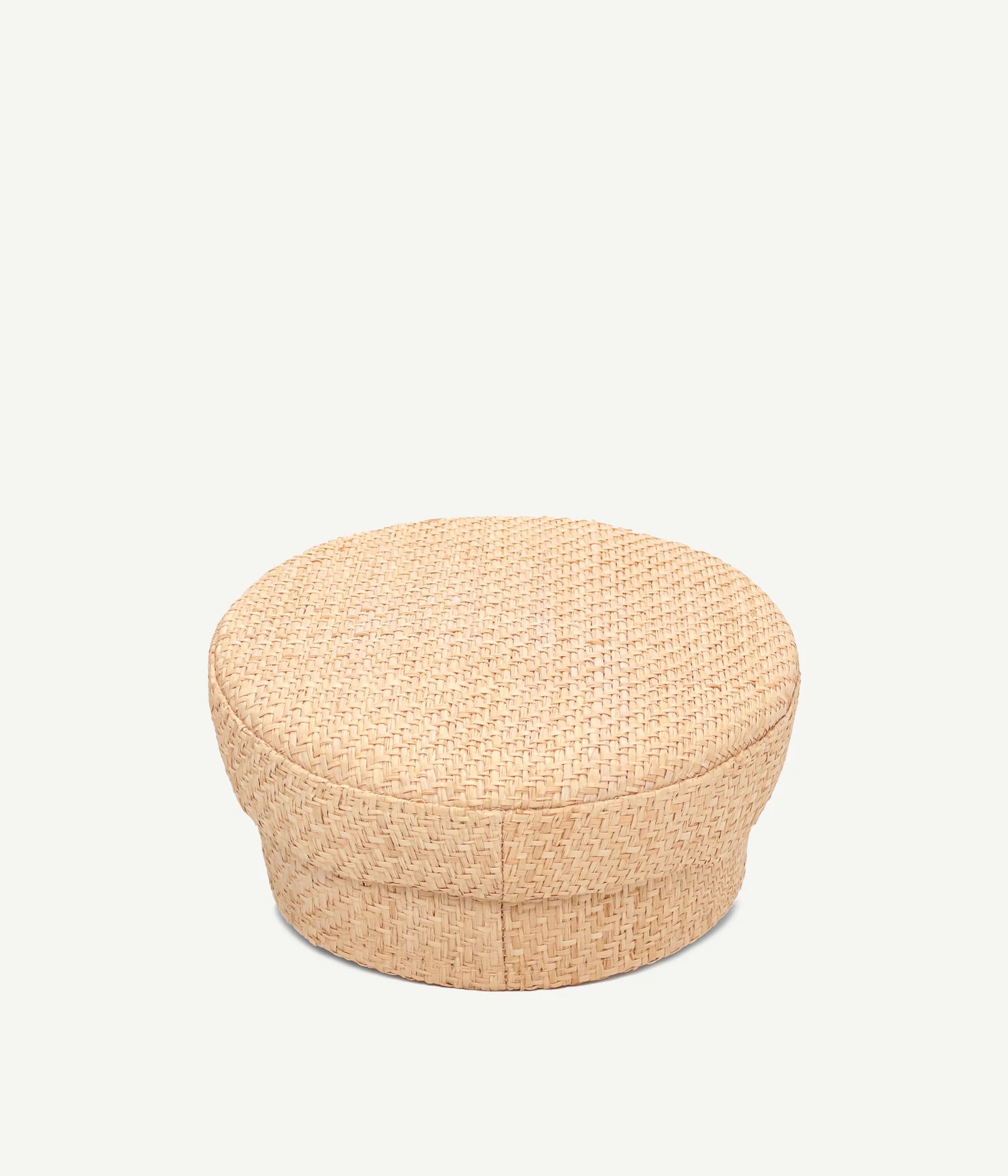 Monogram-embellished Straw Baker Boy Cap • Ruslan Baginskiy Monogram-embellished Straw Baker Boy Cap • Ruslan Baginskiy