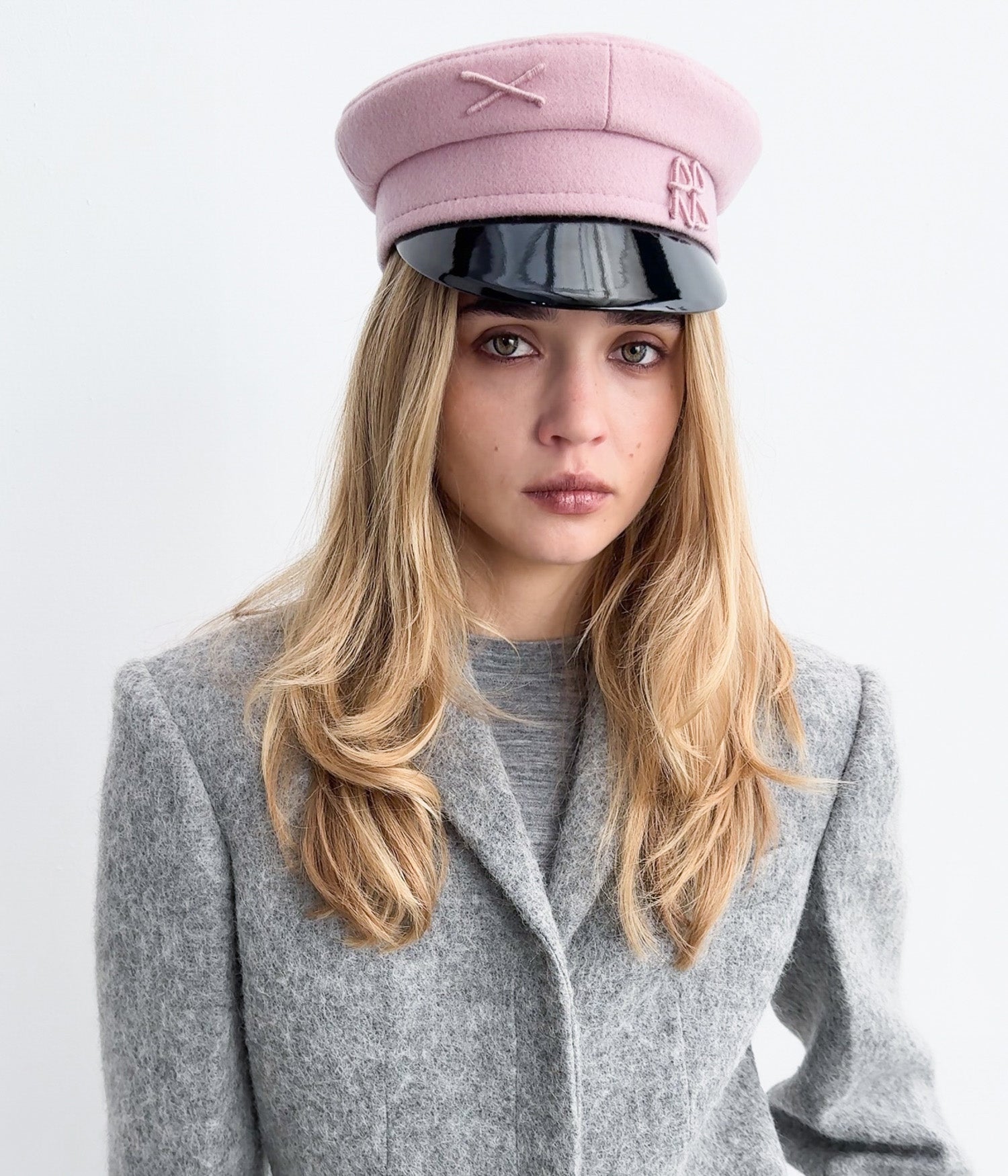 Logo-embellished Baker Boy Cap