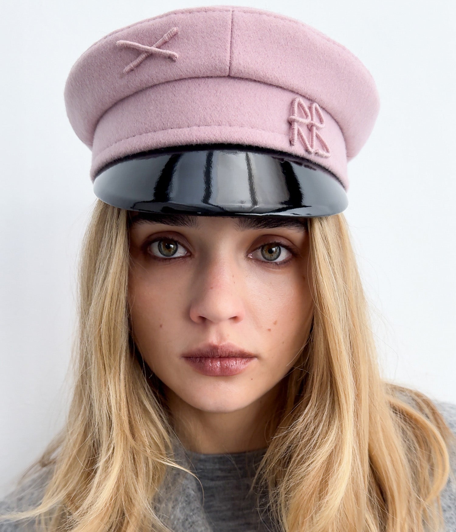 Logo-embellished Baker Boy Cap