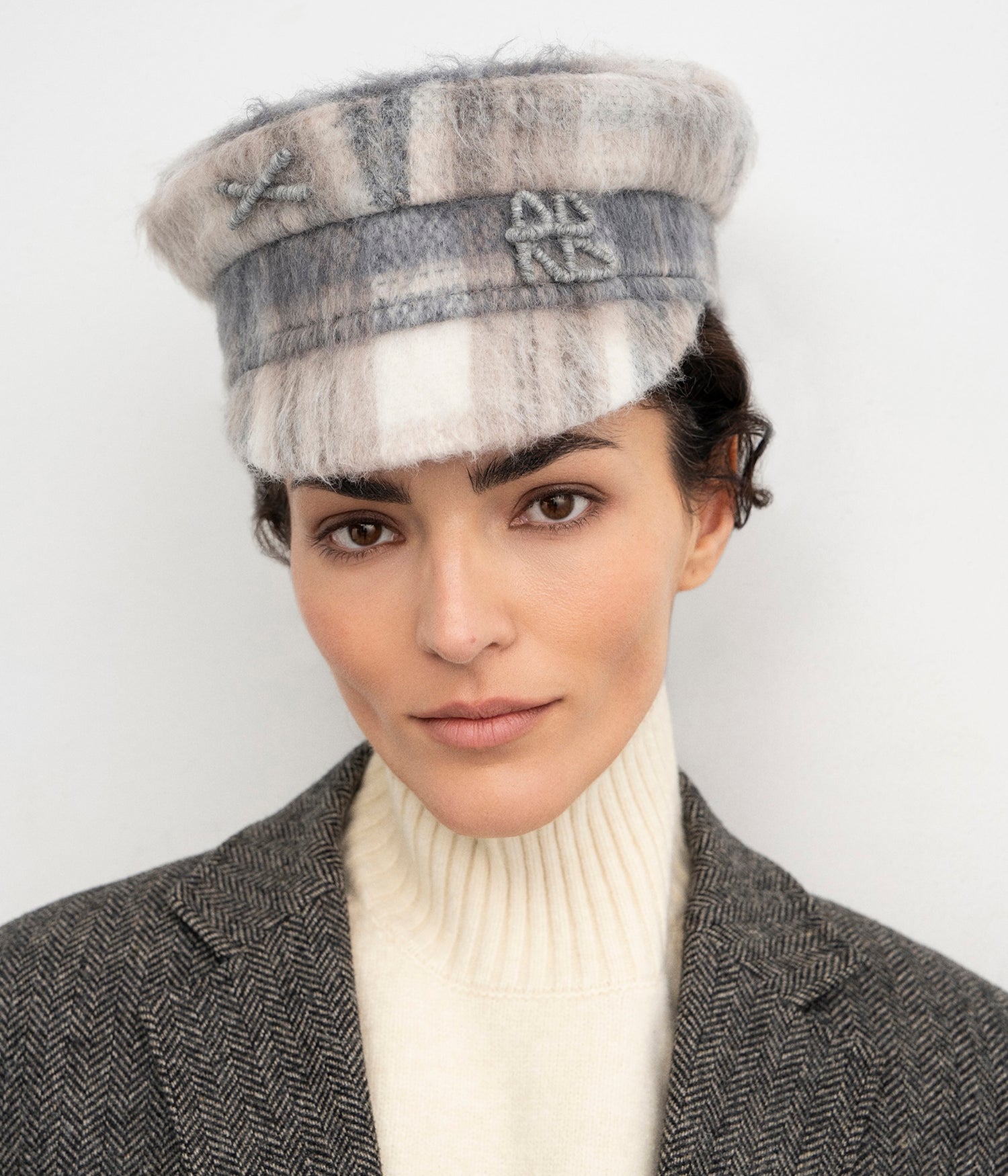 Photo, Baker Boy Cap, Checked Baker Boy Cap
