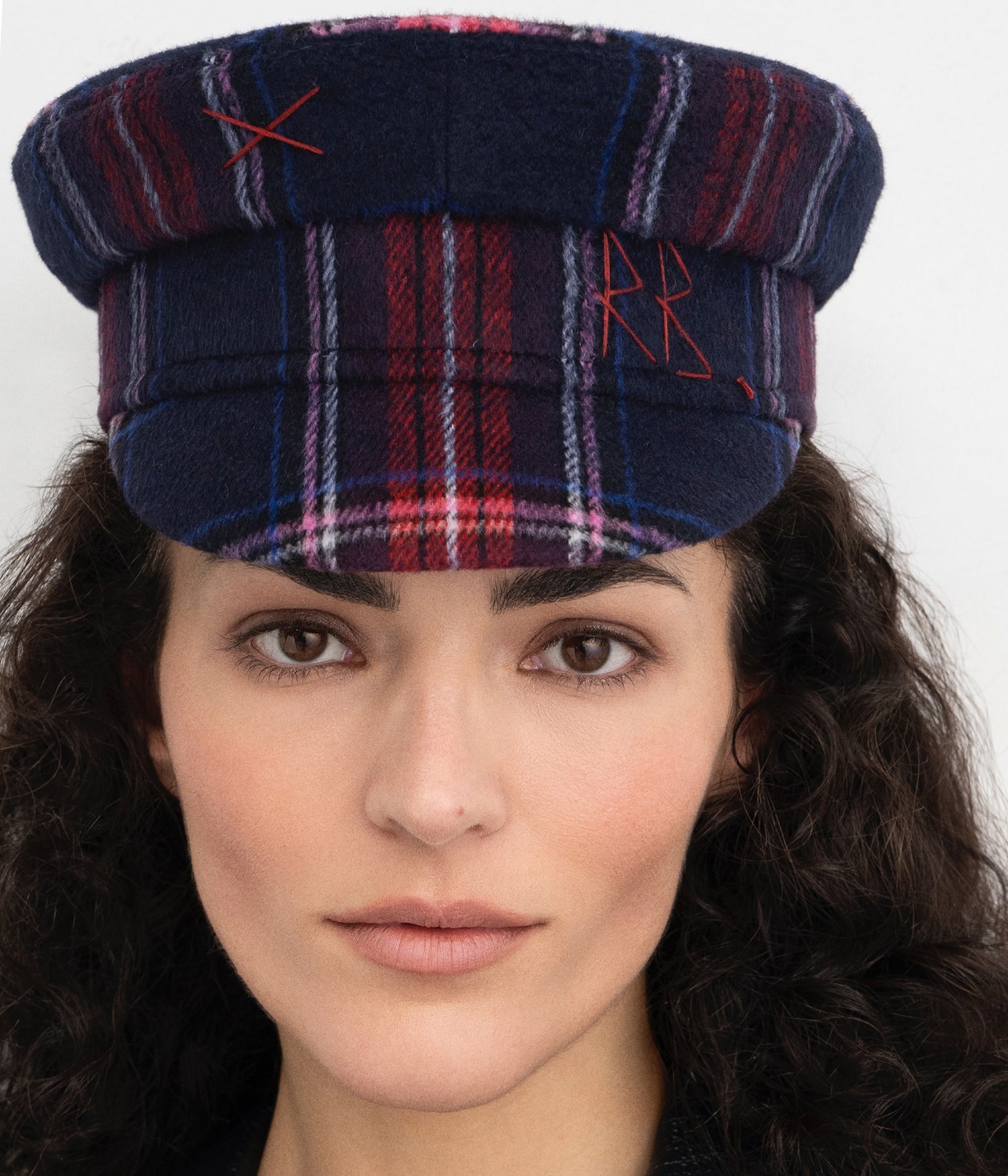 Photo, Baker Boy Cap, Checked Baker Boy Cap