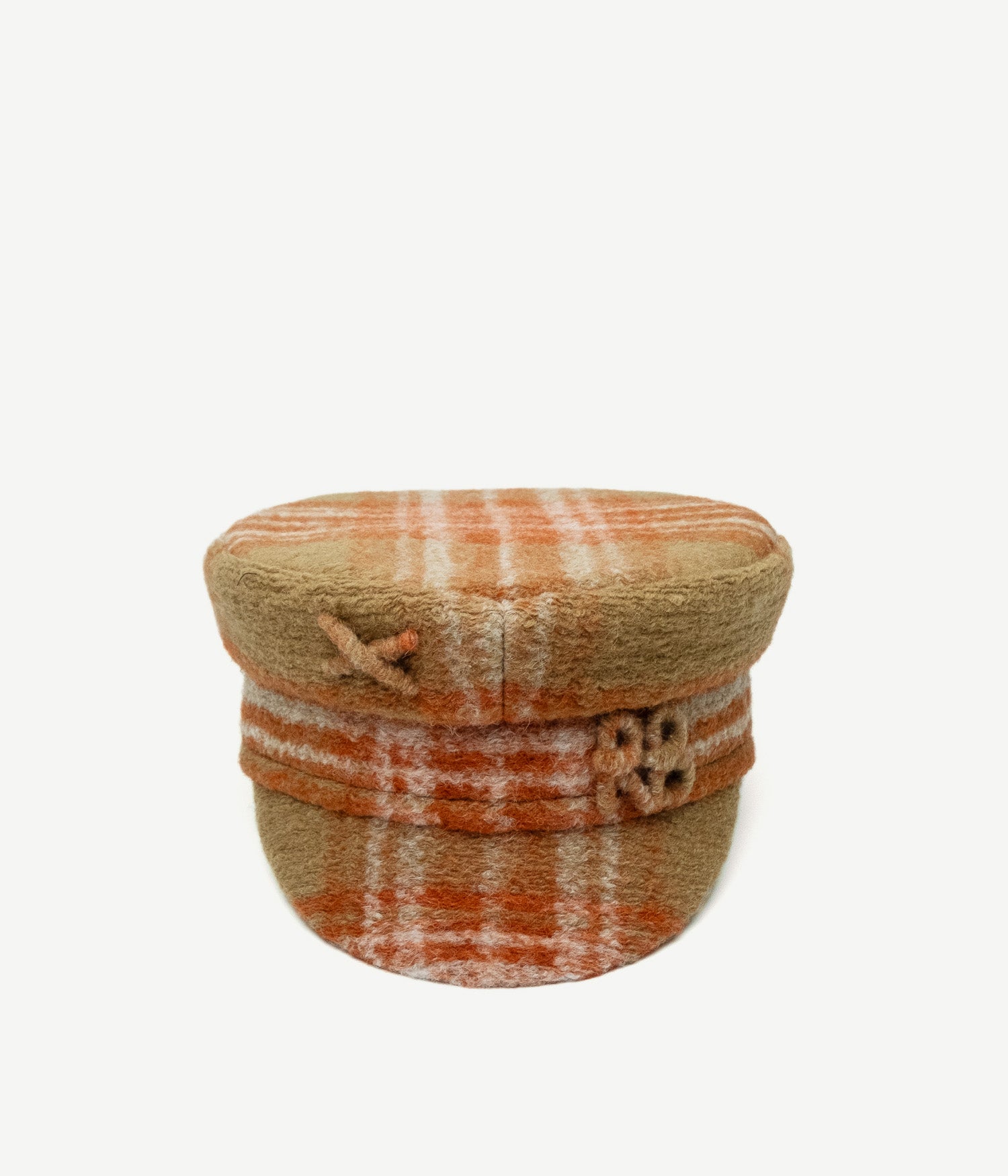 Checked Baker Boy Cap