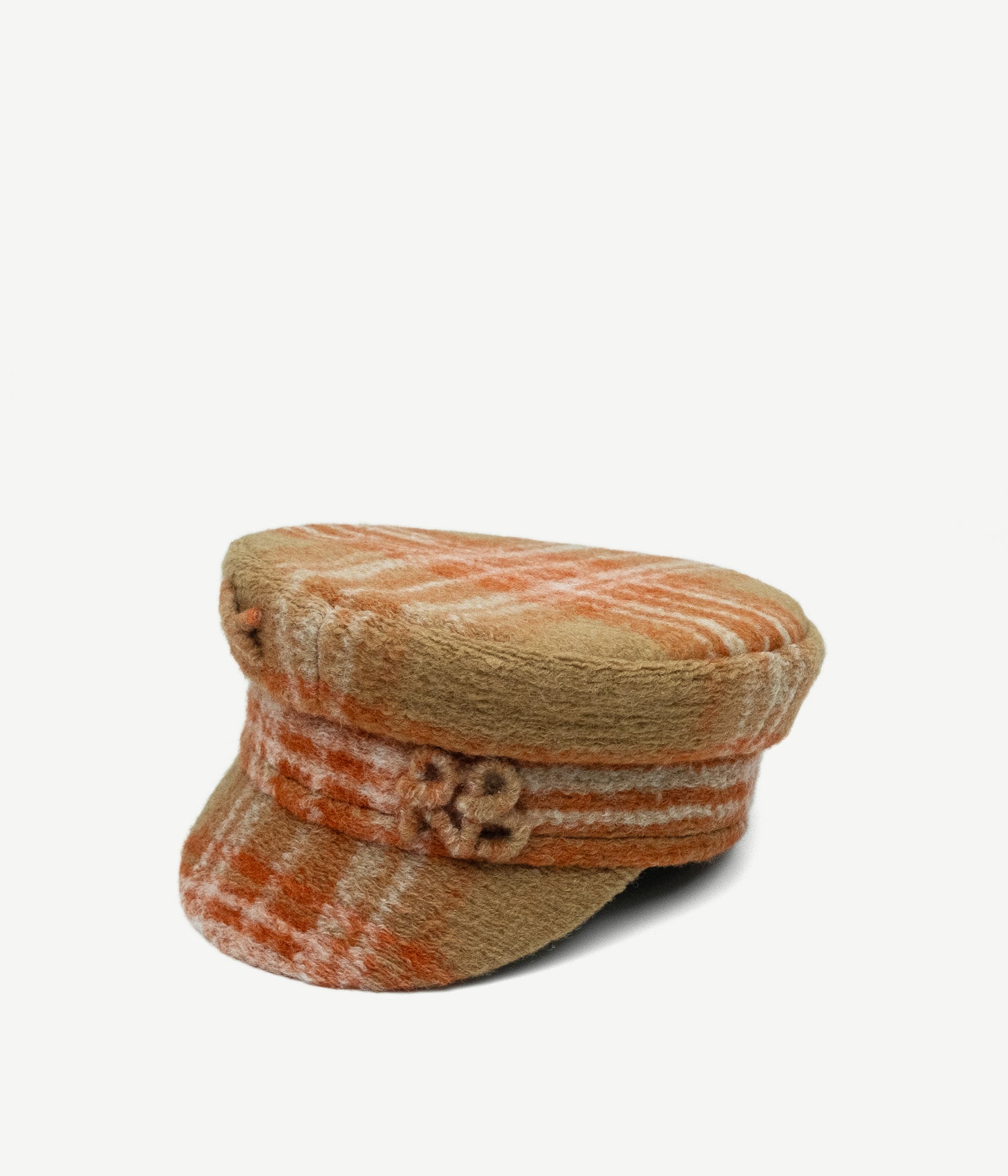 Checked Baker Boy Cap