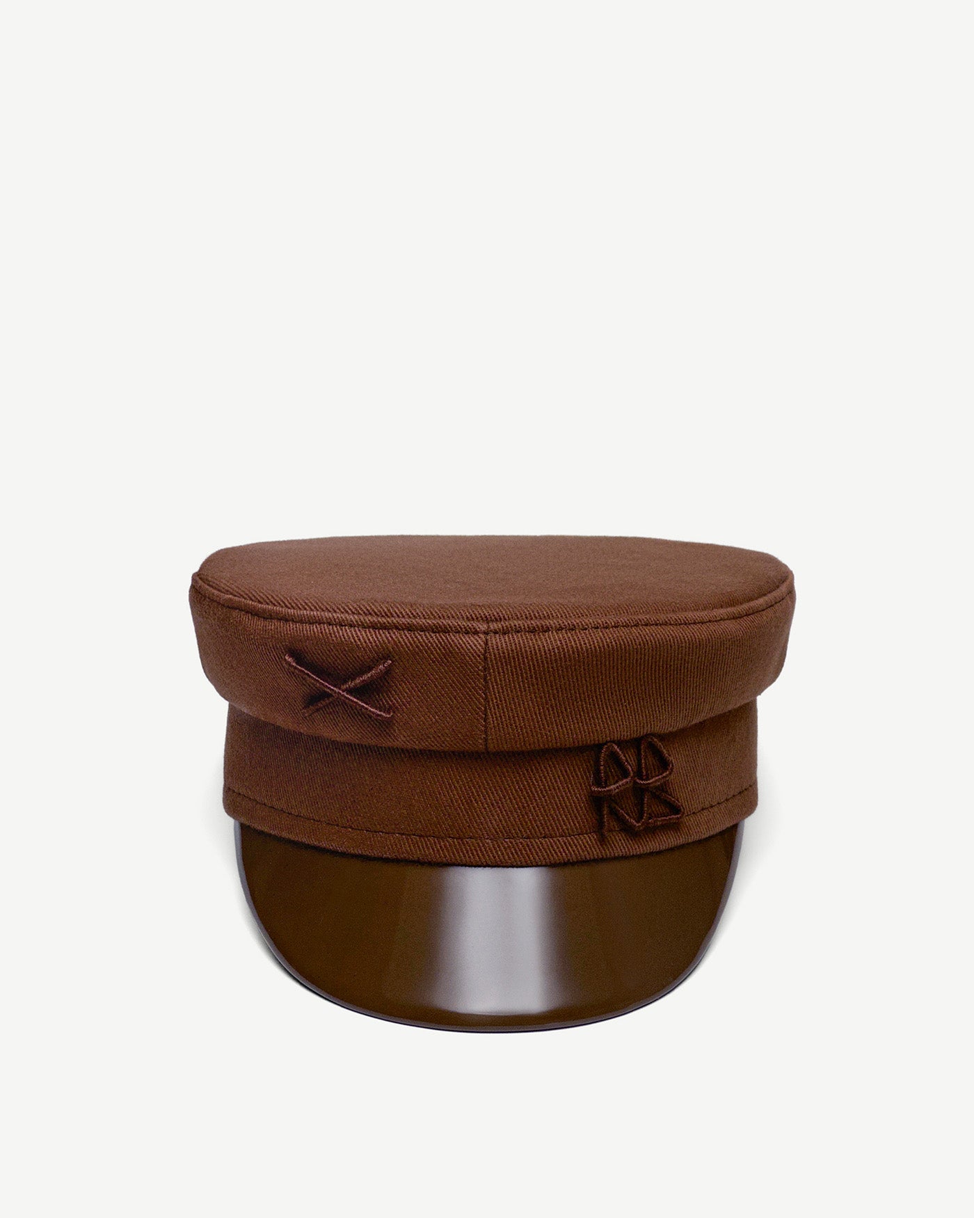 Logo-embellished Baker Boy Cap