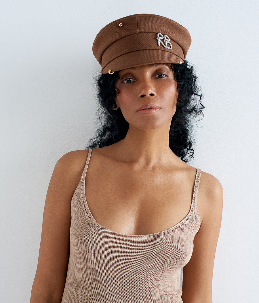 Photo, Baker Boy Cap, Pierced Baker Boy Cap