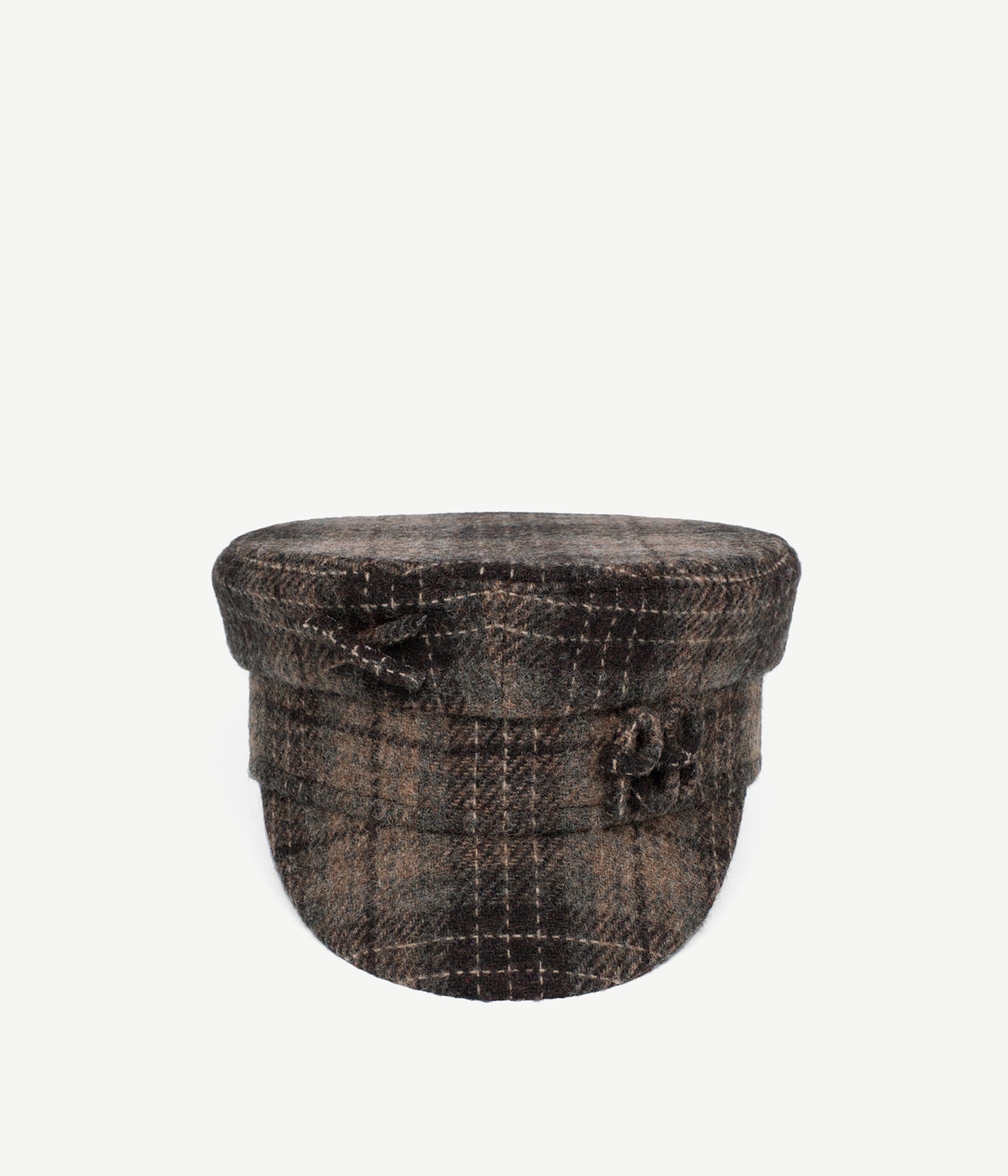 Fall 2026, Check Print Baker Boy Cap