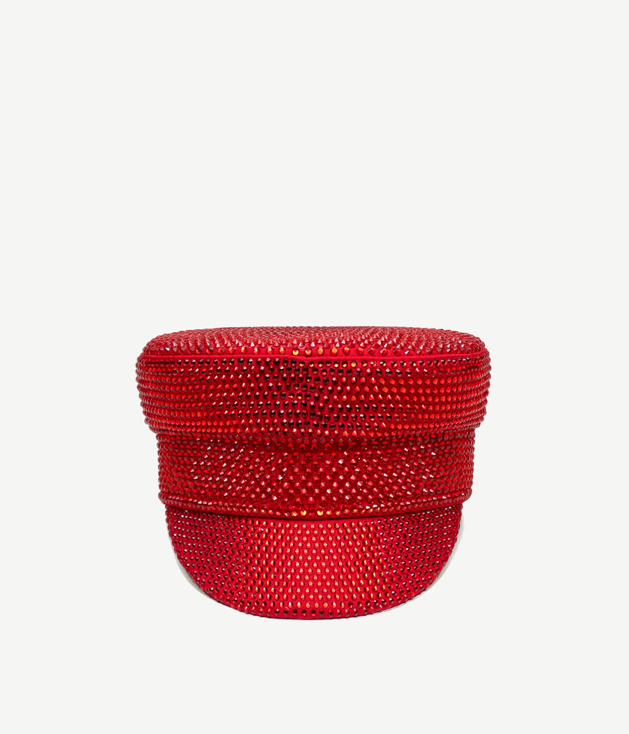 Photo, Baker Boy Cap, Crystal-embellished Baker Boy Cap