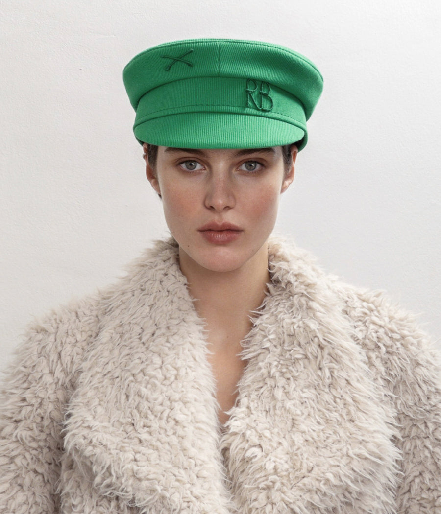 Baker Boy Cap, ruslan baginskiy Monogram Baker Boy Cap FW23-24 KPC420-C-WRB-XXS