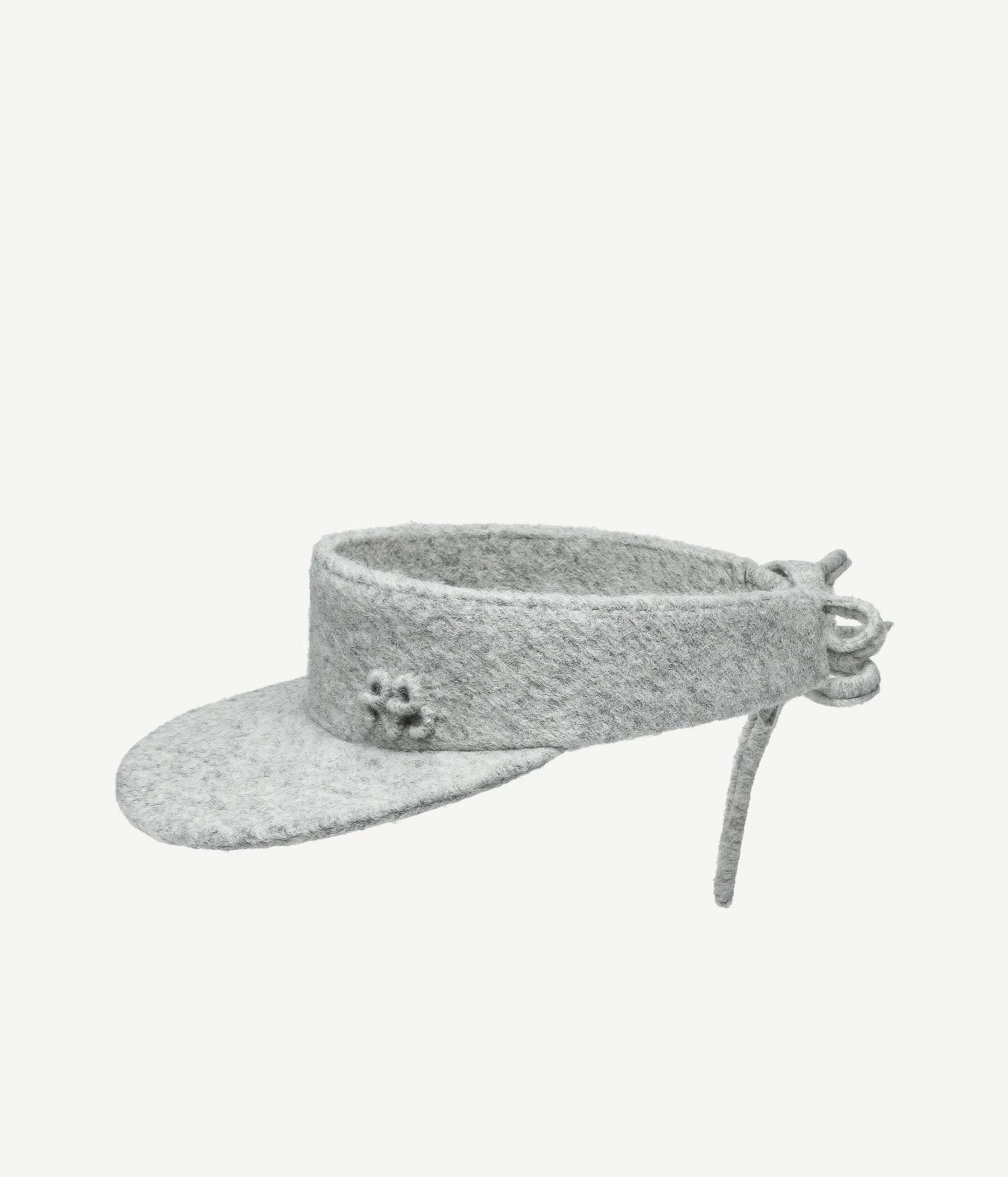 Monogram-embellished Wool-blend Visor