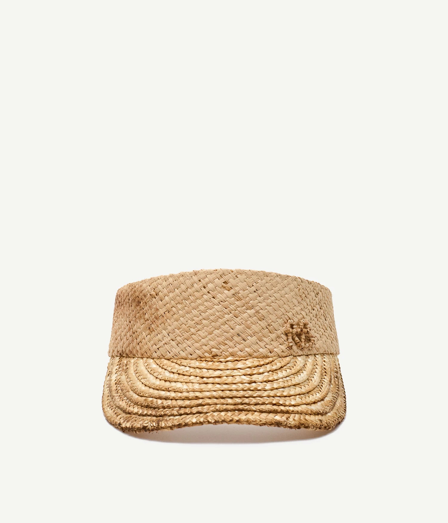 Wheat Spikes Embellished "Sunburnt" Visor