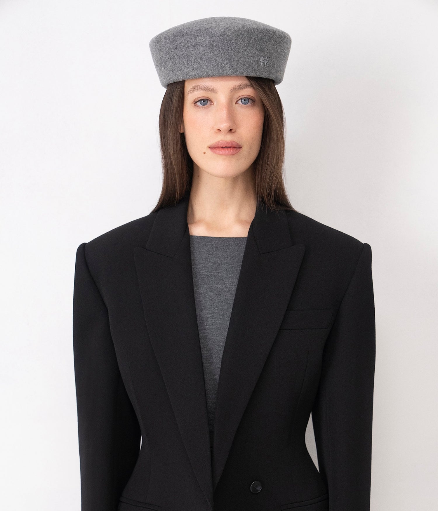 Photo, Beret / Sailor Hat, Wool Felt Pillbox Hat