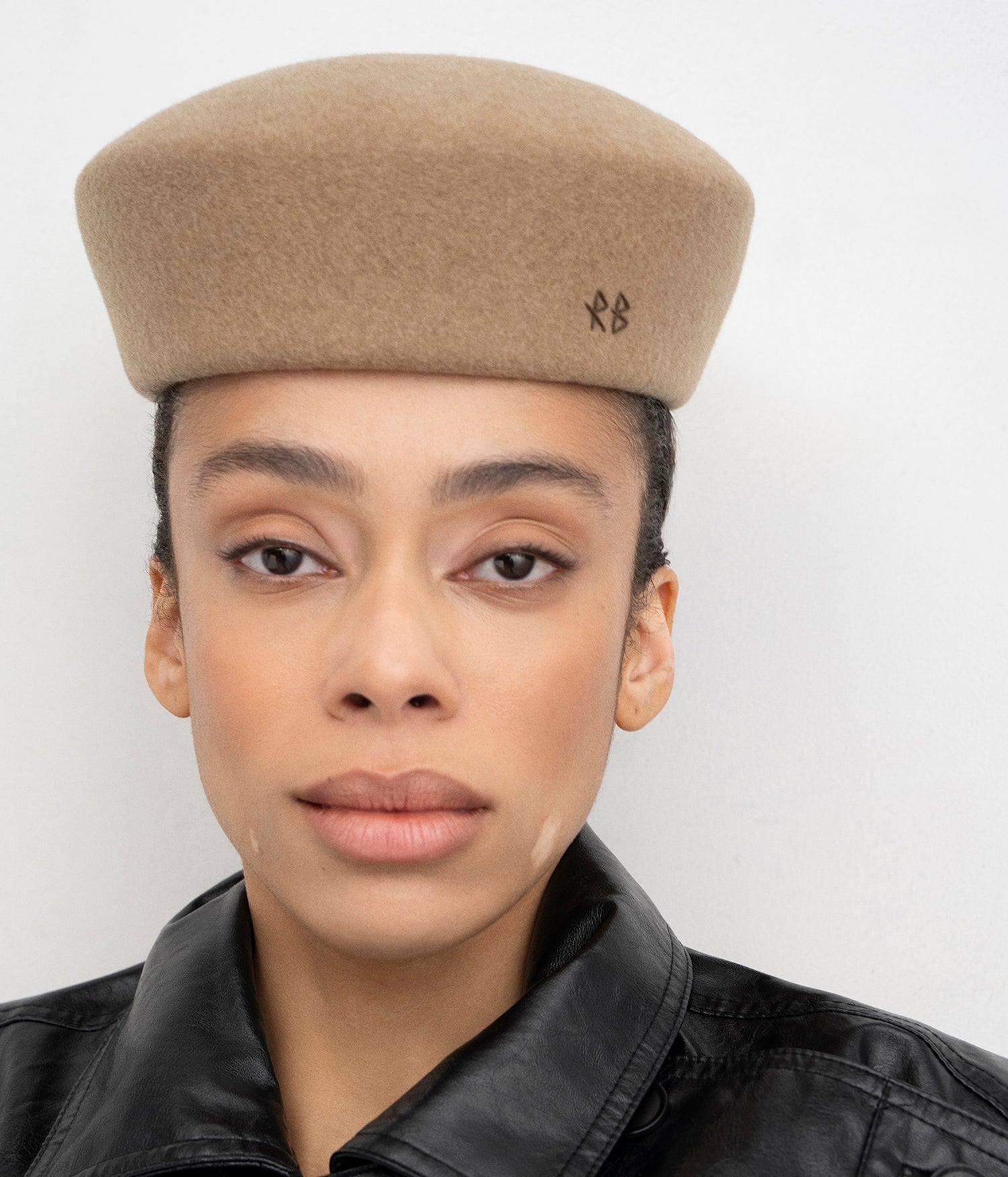 Photo, Beret / Sailor Hat, Wool Felt Pillbox Hat