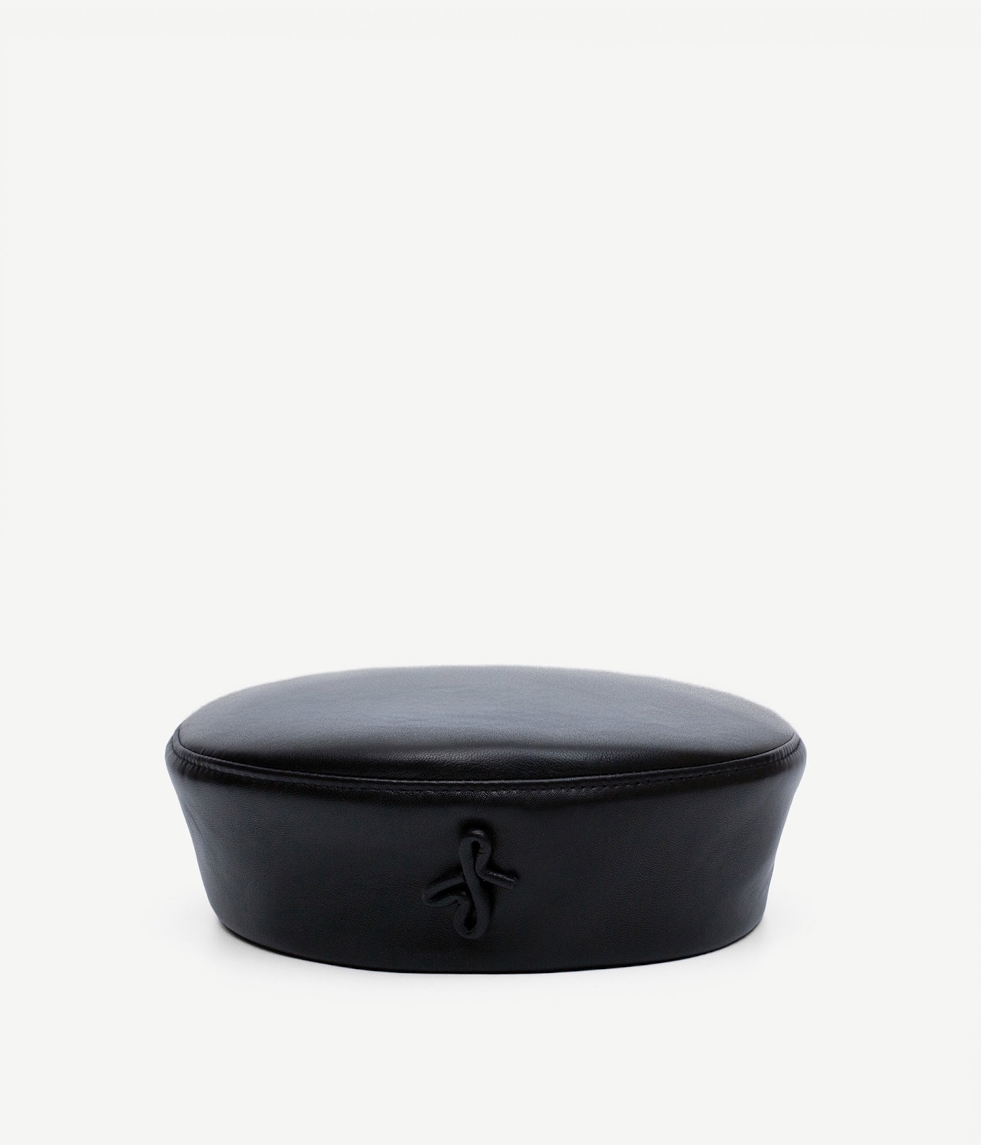 Fall 2026, Leather Pillbox Hat