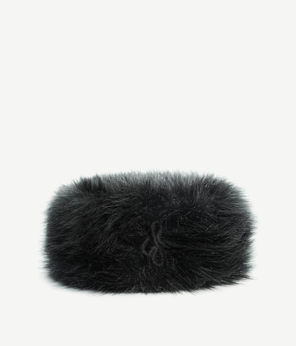 Faux-Fur Pillbox Hat • Ruslan Baginskiy Hats Accessories