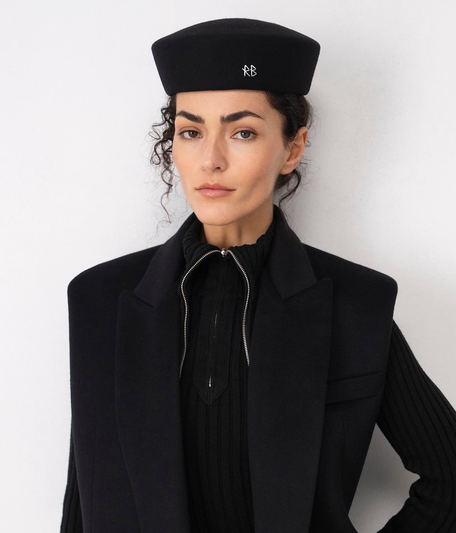 Photo, Beret / Sailor Hat, Wool Felt Pillbox Hat