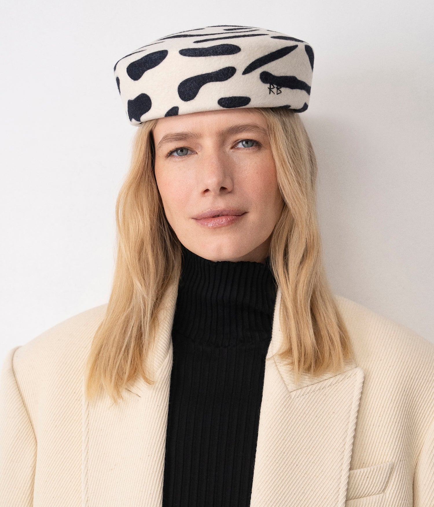 Photo, Beret / Sailor Hat, Wool Felt Pillbox Hat