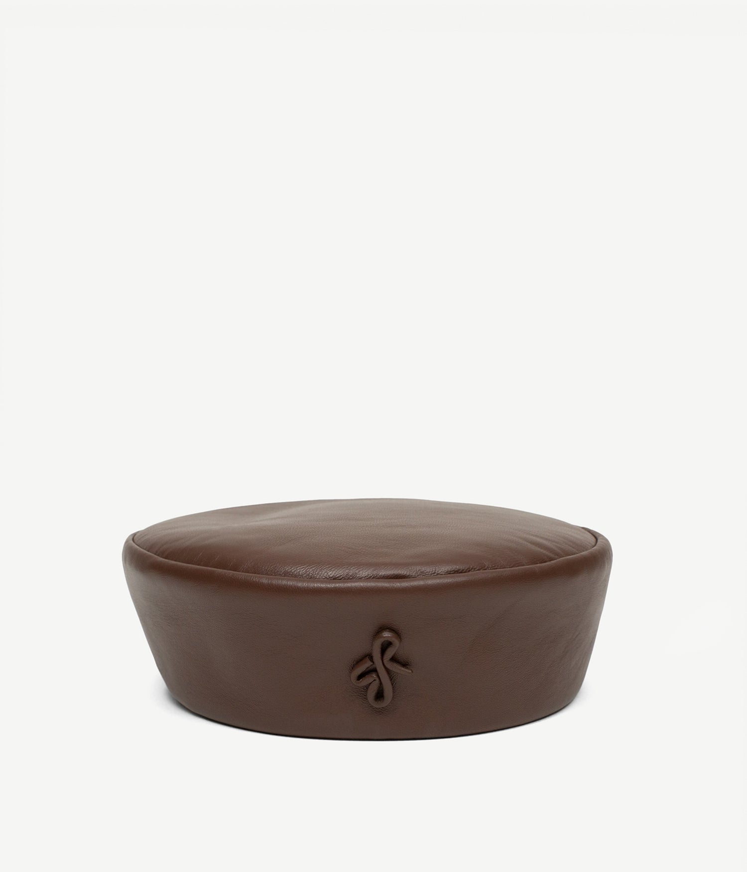 Photo, Beret / Sailor Hat, Leather Pillbox Hat