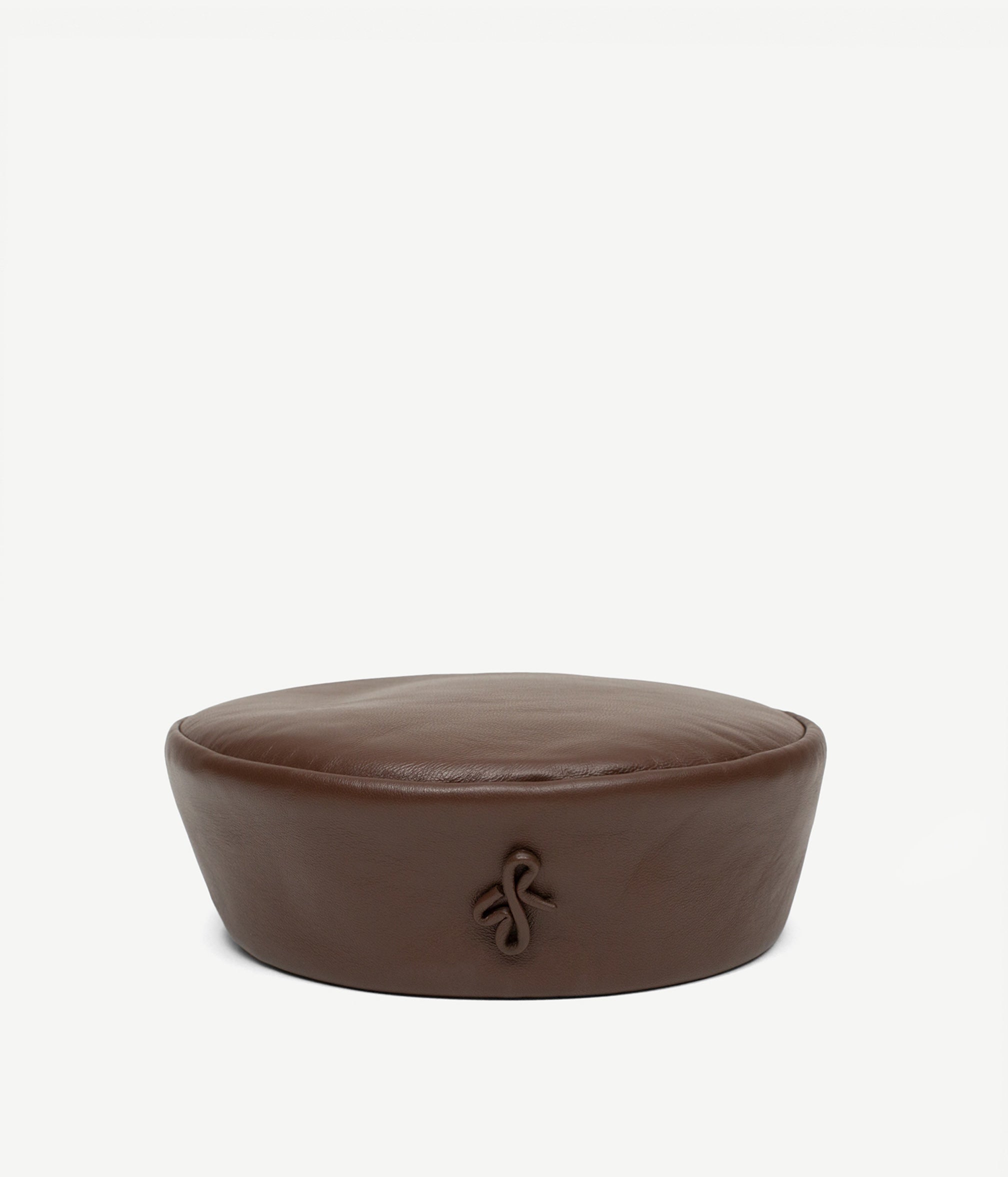 Fall 2026, Leather Pillbox Hat