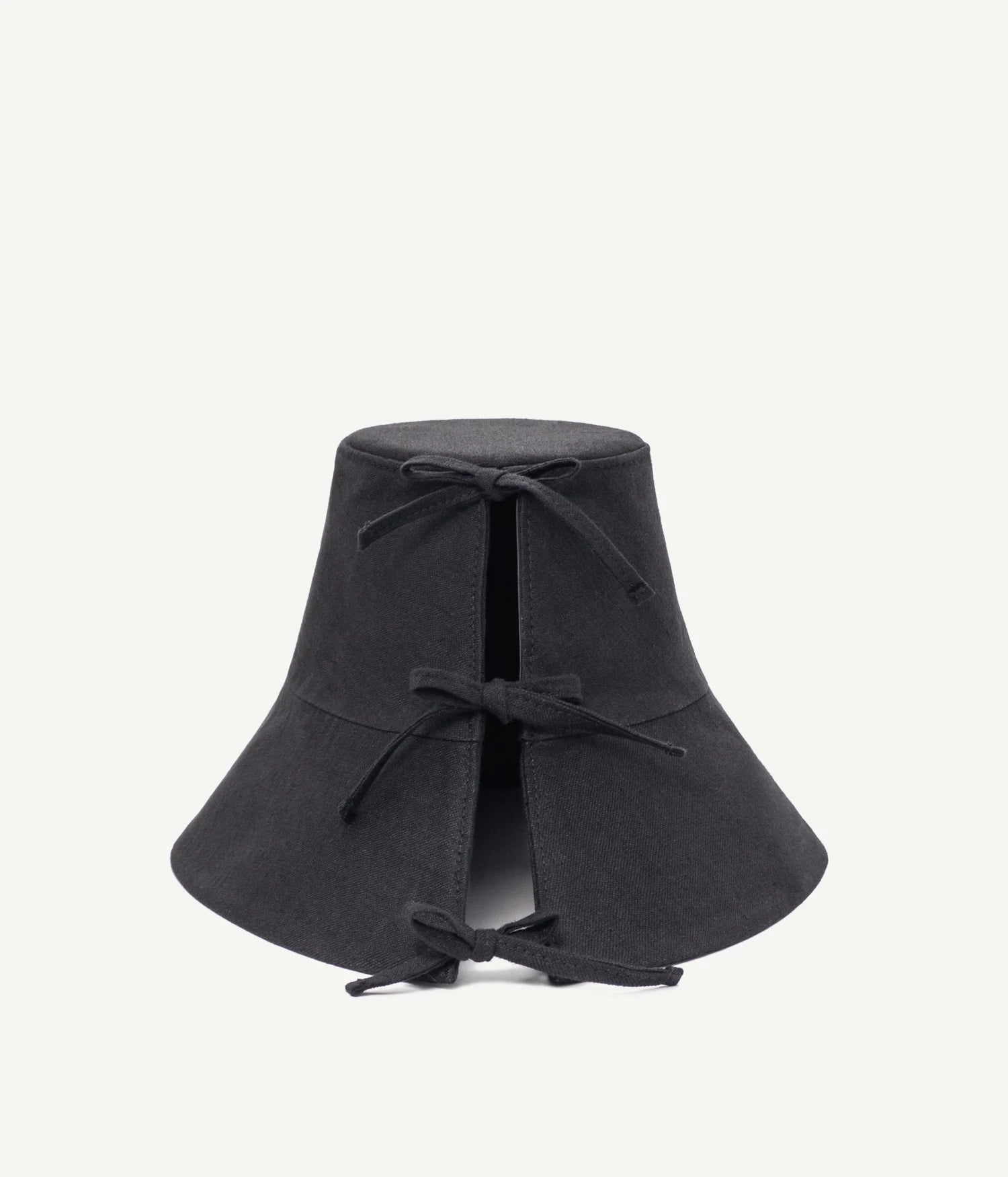 Embellished Bow Tie Bucket Hat