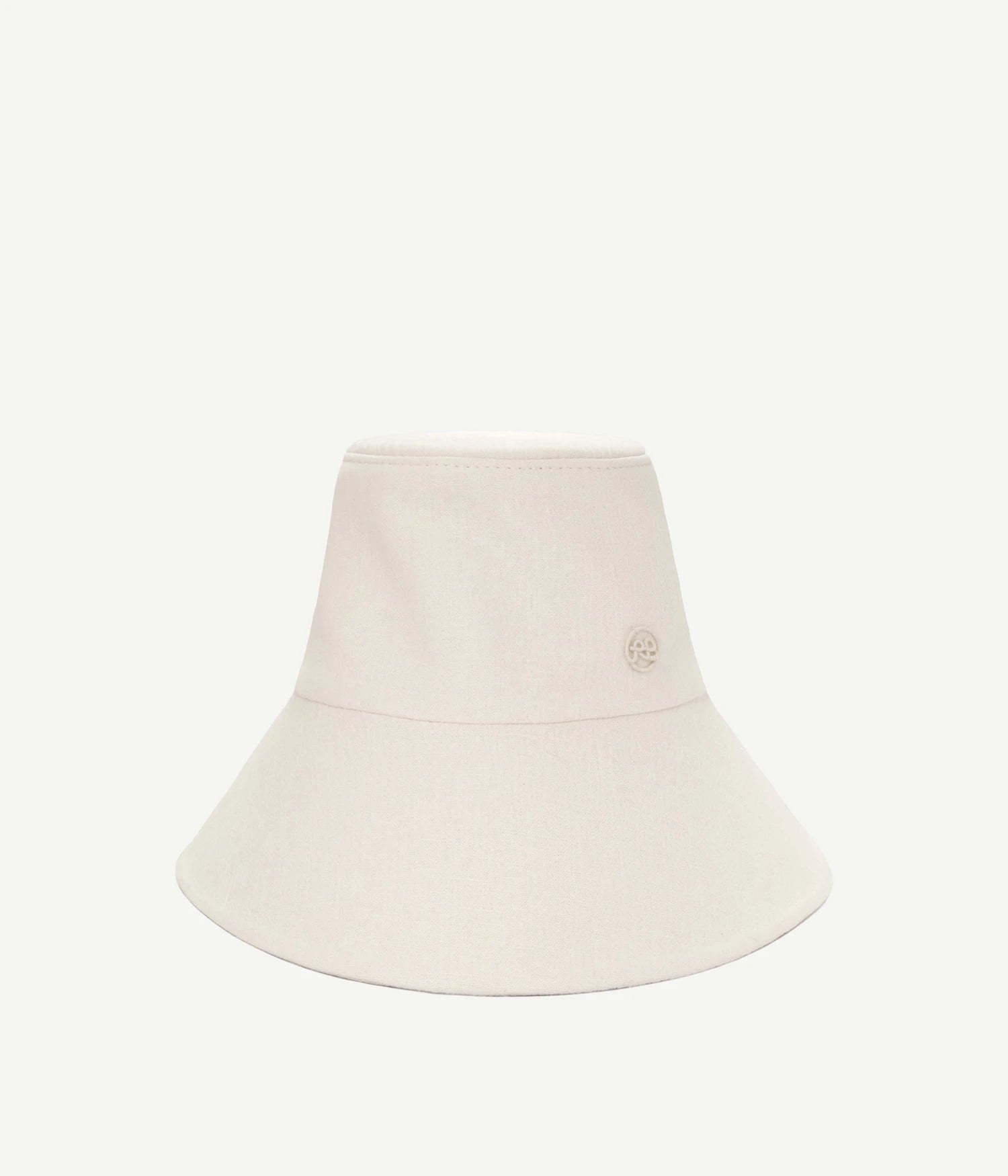 44_10, Embellished Bow Ties Linen-blend Hat