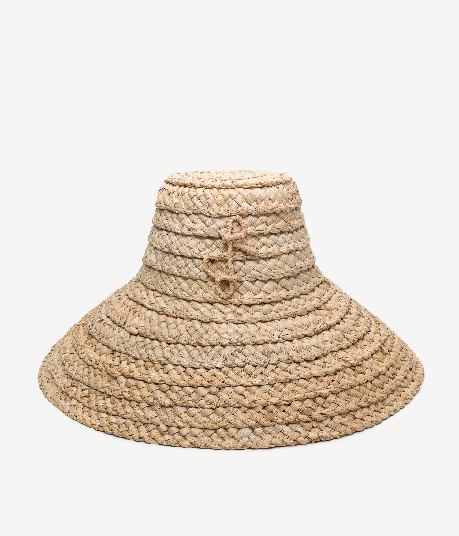 Summer Sale 2026, Logo Embellished Wide-Brimmed Straw Hat
