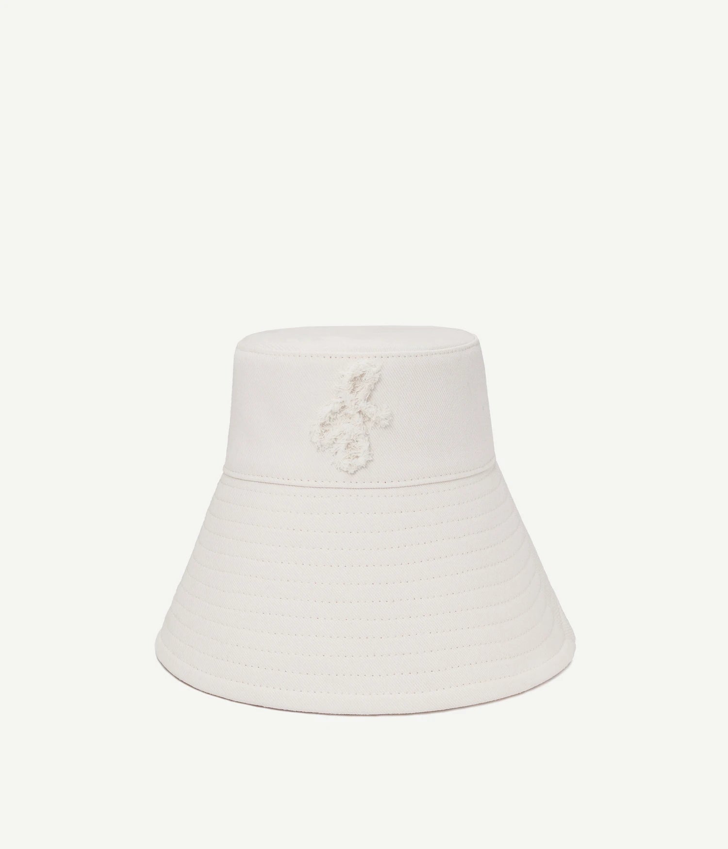 44_10, Monogram-Embelished Wide Brim Bucket Hat