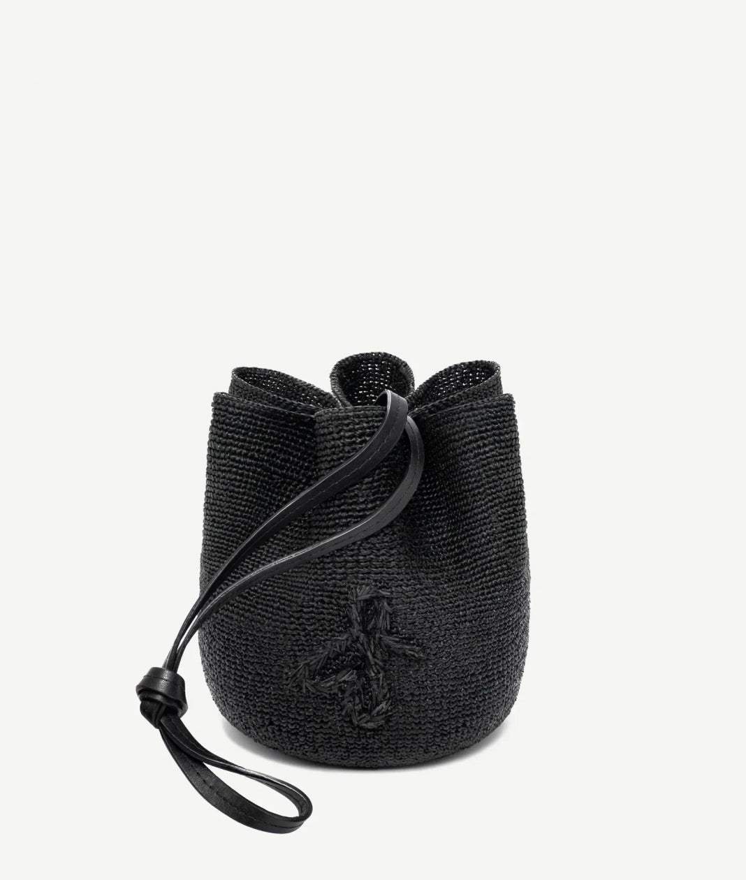 ALLwithoudDIS, Ruslan Baginskiy Black HatBagThe HatBag is a signature Ruslan Baginskiy silhouette that reflects the brand’s evolution, shaped by over eight years of craftsmanship in headwear.A functional transformer, the HatBag can be worn as a headpiece or carried as a bag using the long leather strap. Crafted from black paper raffia — an eco-friendly, lightweight, and textured material. Finished with a hand-embroidered monogram. Easy to wear and style.Handcrafted in Ukraine.