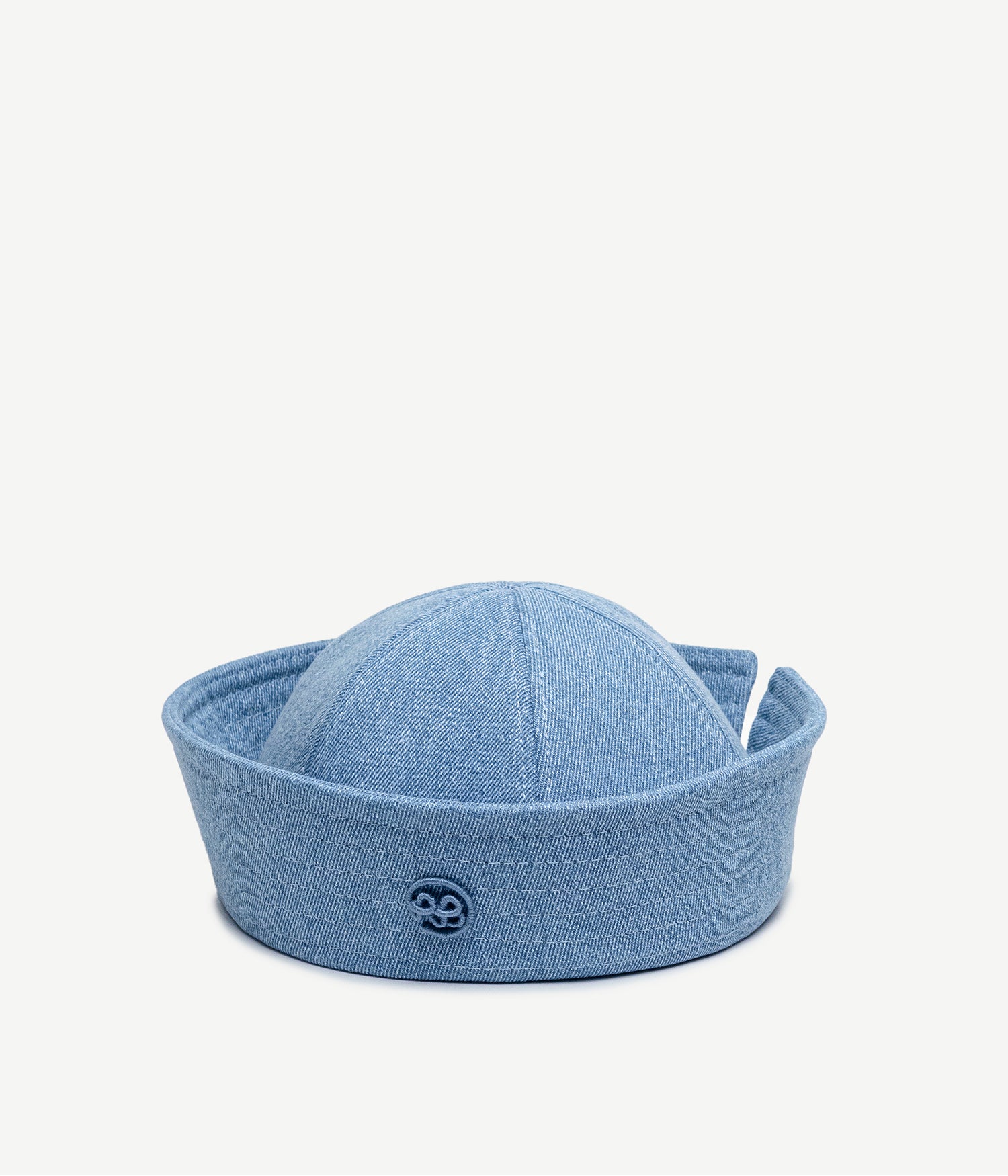 Monogram-embellished Denim Sailor Hat