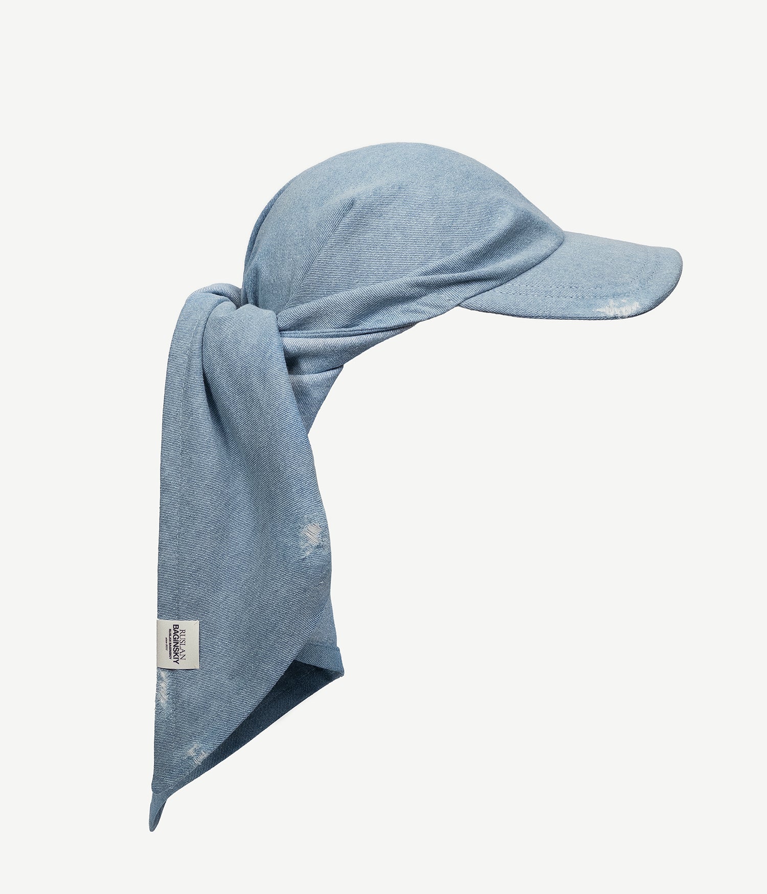 Denim Scarf Visor