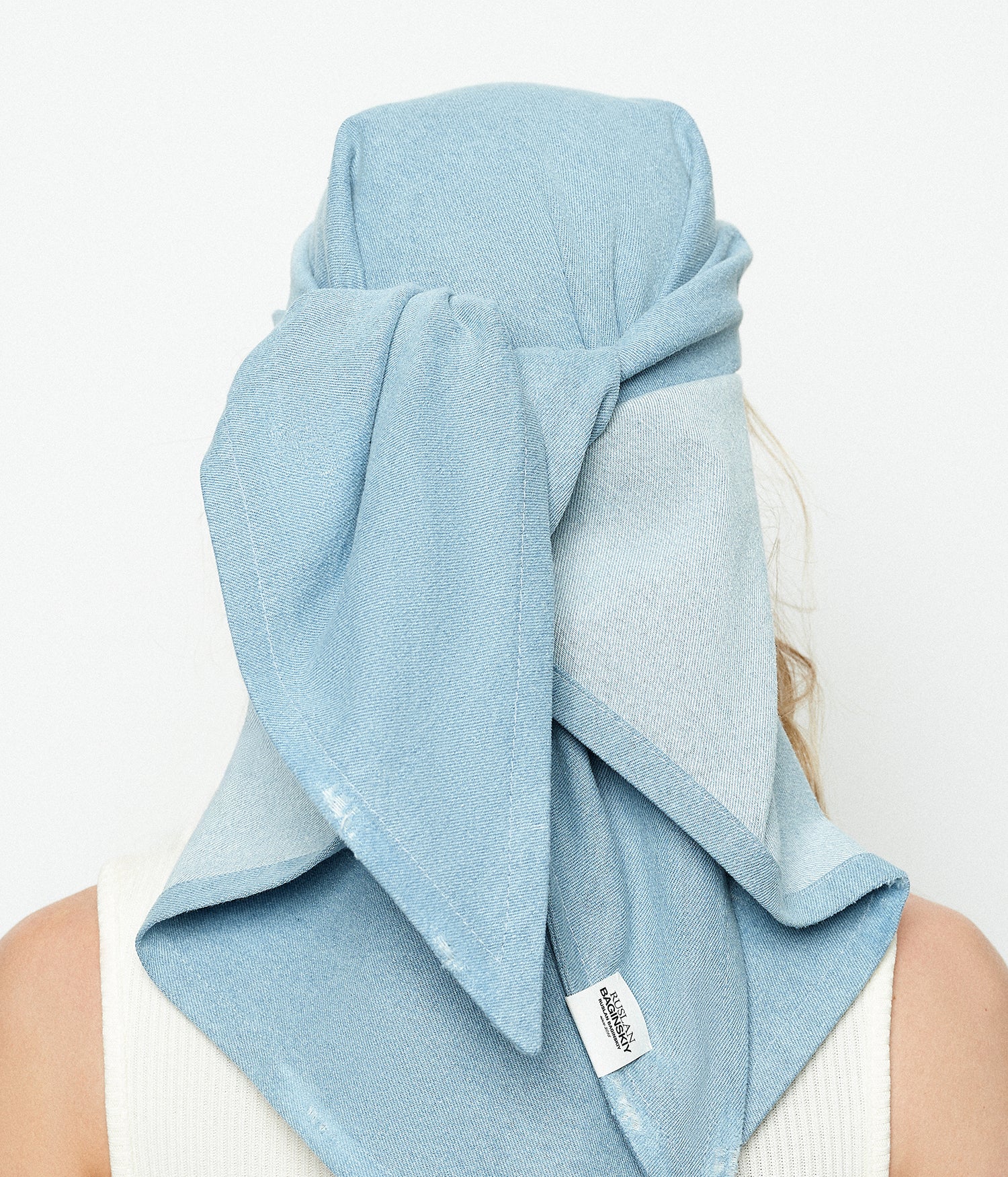 Denim Scarf Visor • Ruslan Baginskiy Hats & Accessories