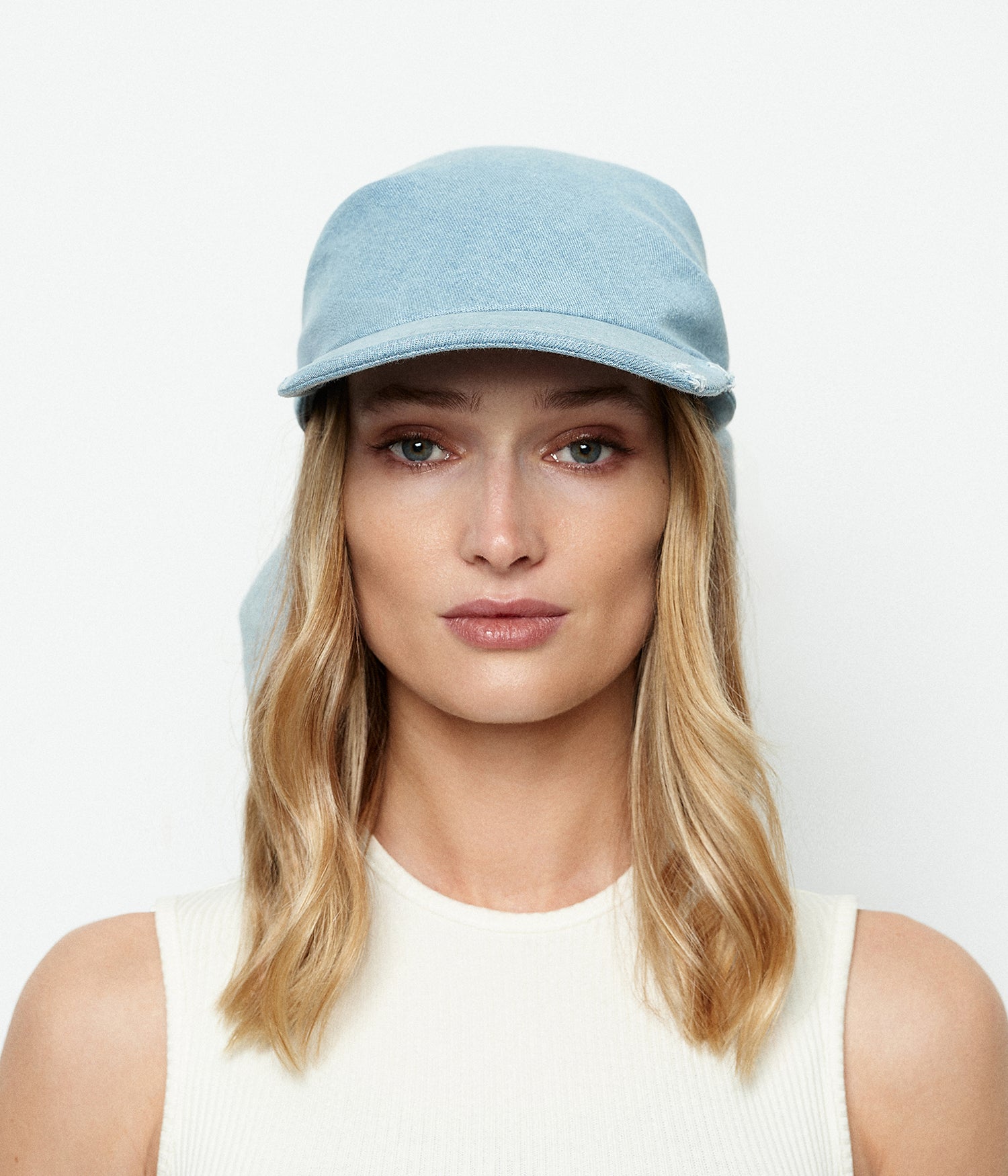 Козирок / Scarf Visor, Denim Scarf Visor
