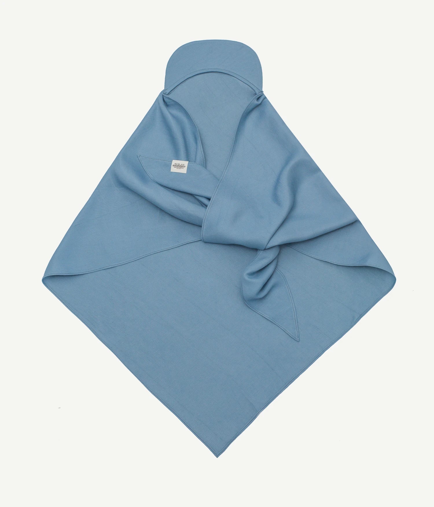 Logo-patch Linen-Blend Scarf Visor