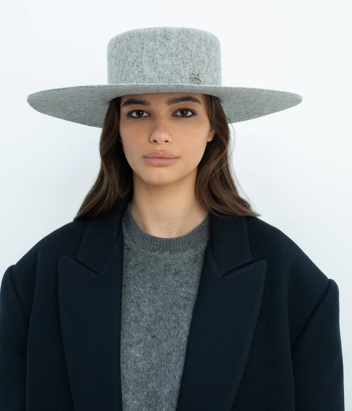 Produkty, Logo-Embellished Wide-Brimmed Canotier Hat