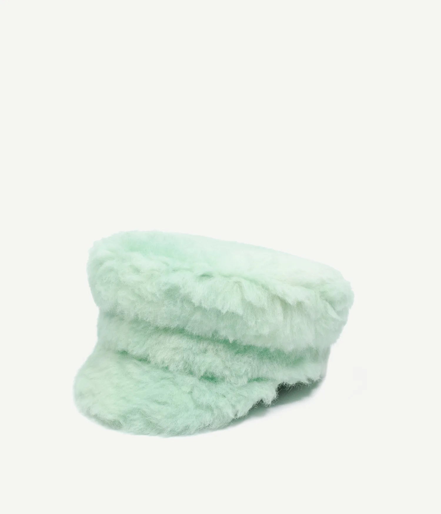 Faux-Fur Baker Boy Cap