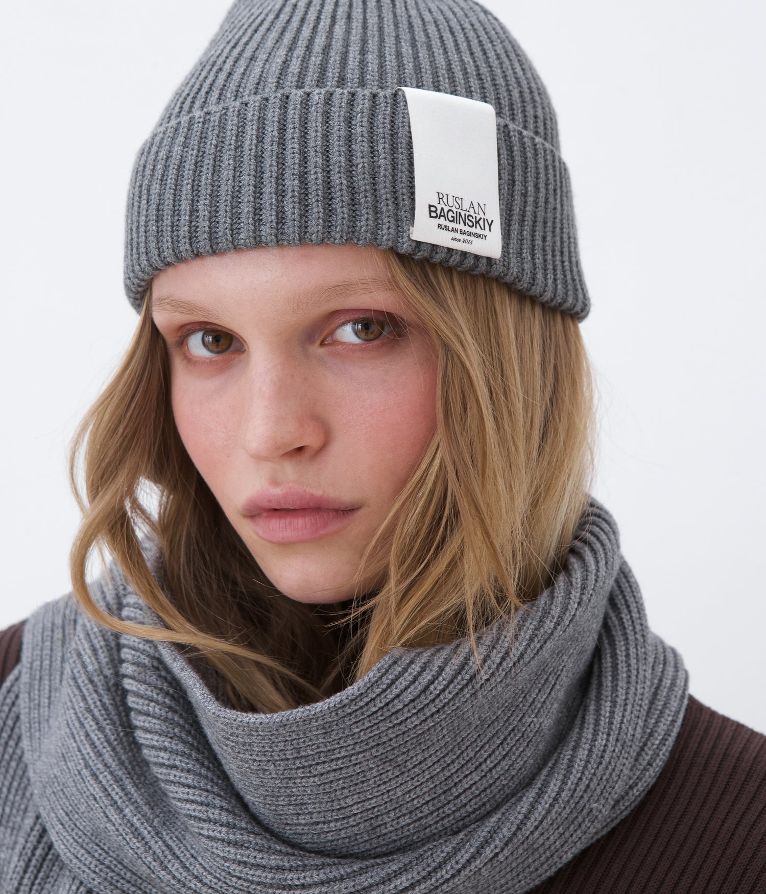 Beanie Hat, Appliquéd Wool-blend beanie BN031-VWNE